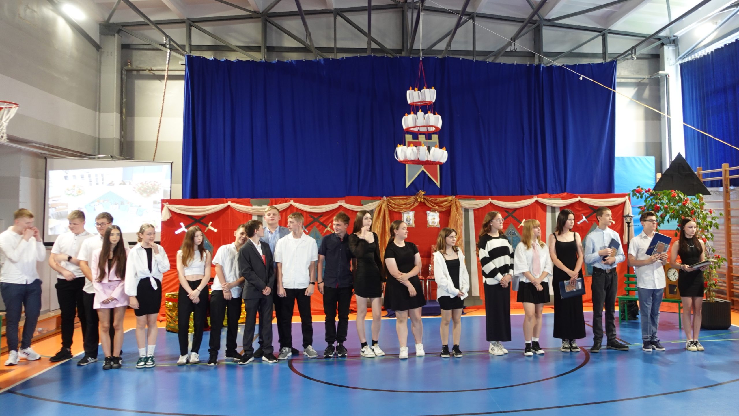 Zakończenie roku klasy ósmej.