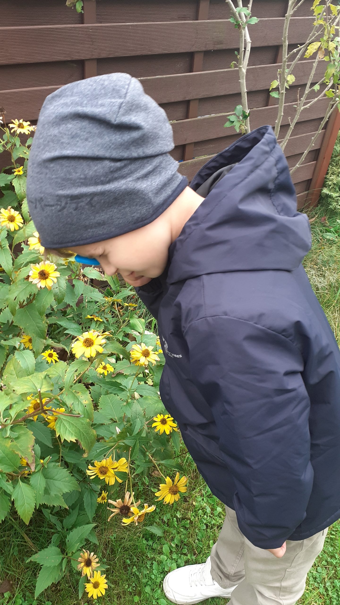 Wizyta klasy 1a na ogródkach działkowych ,,Bratek".