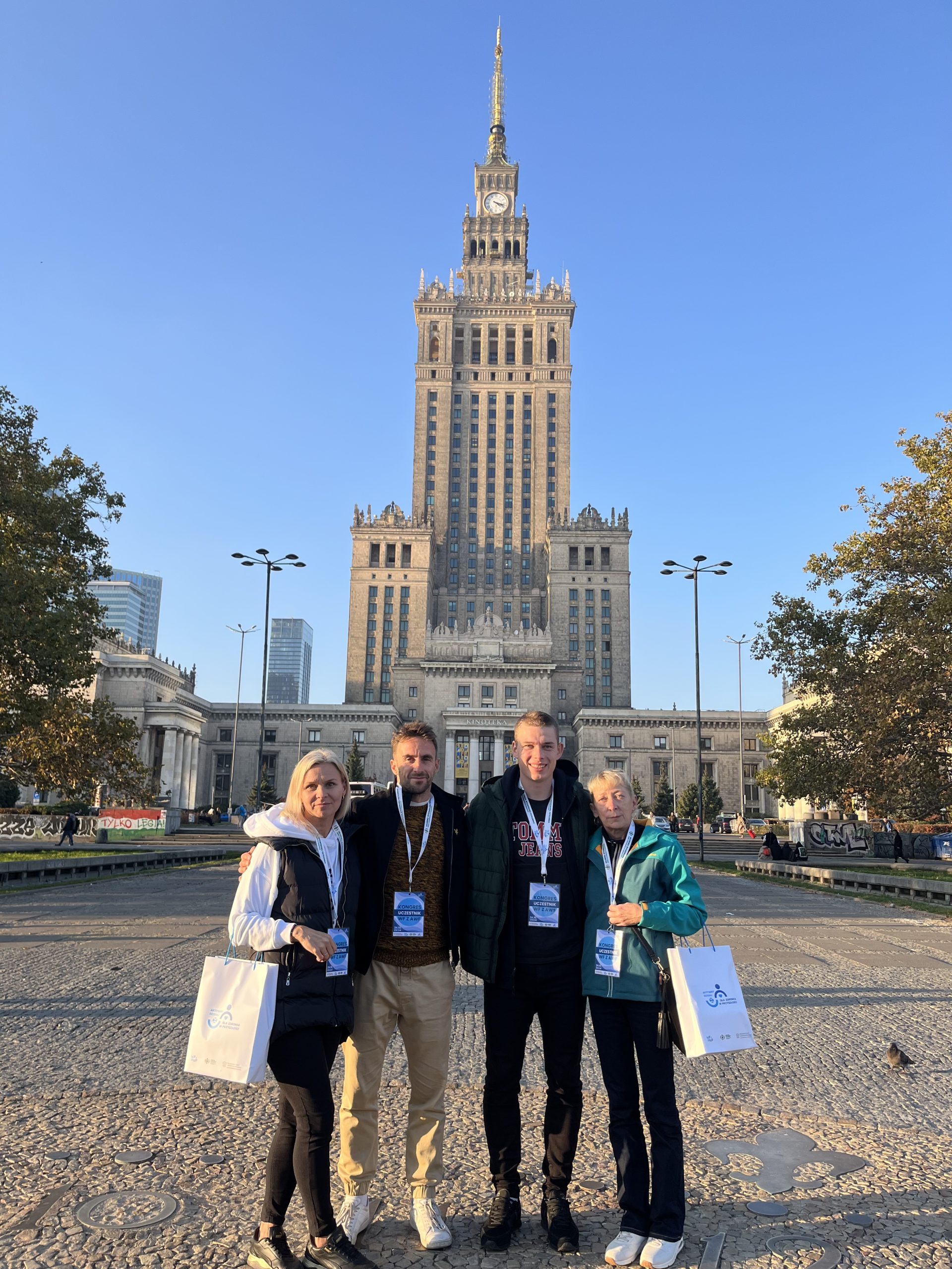 Nauczyciele w-fu podczas II Kongresu WF z AWF „Aktywny dzisiaj dla zdrowia w przyszłości”