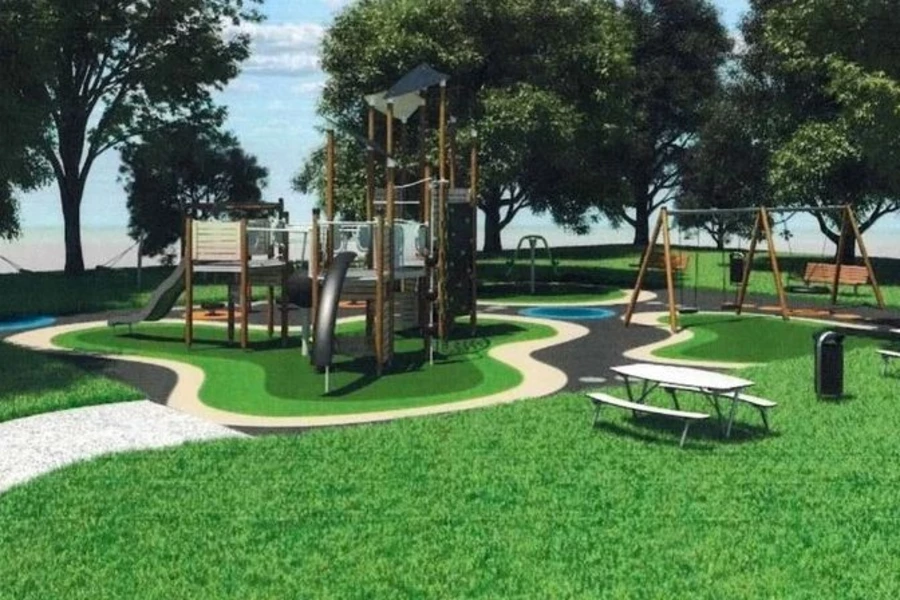 wizualizacja placu zabaw