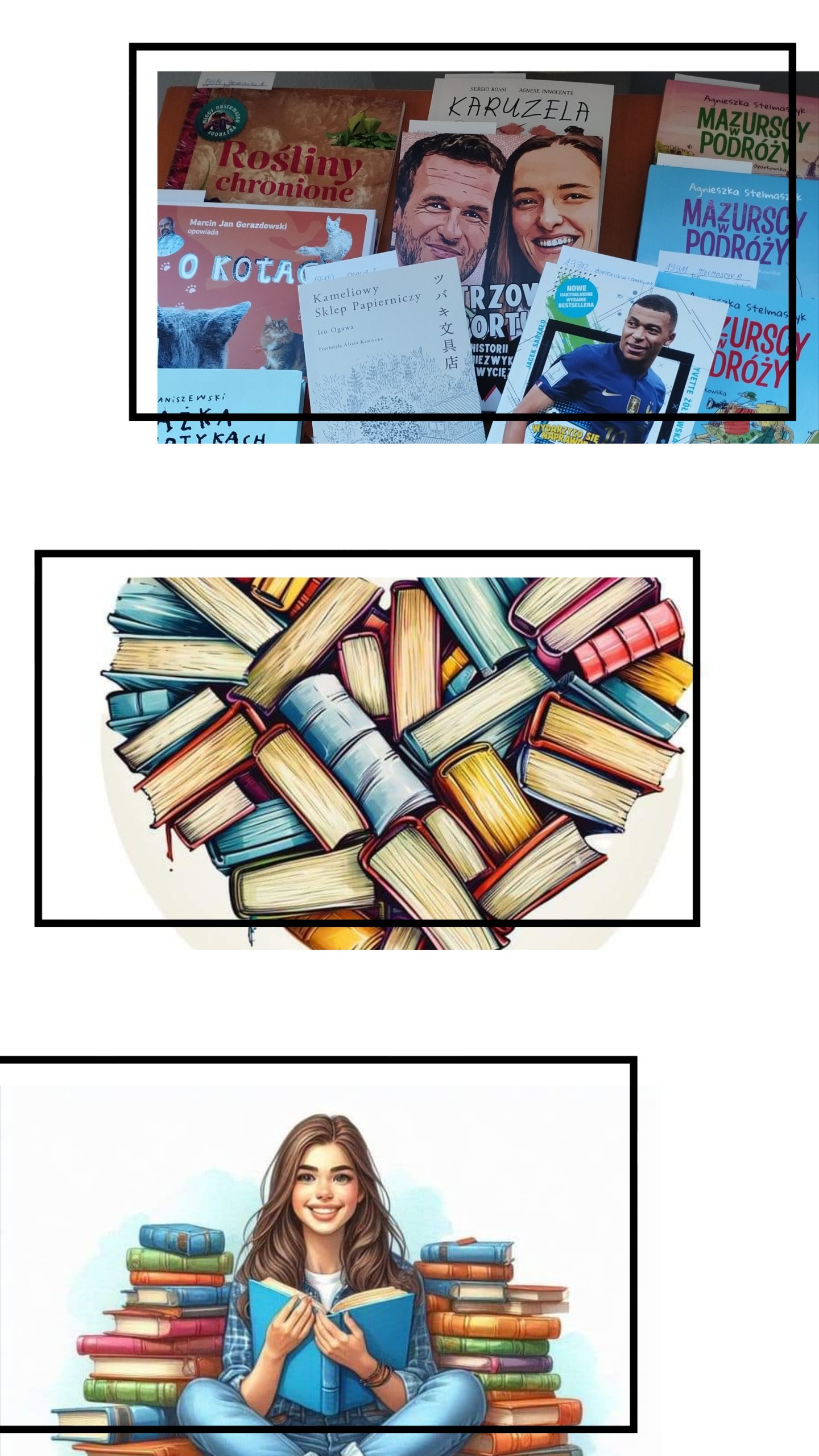 Nowości w bibliotece szkolnej.