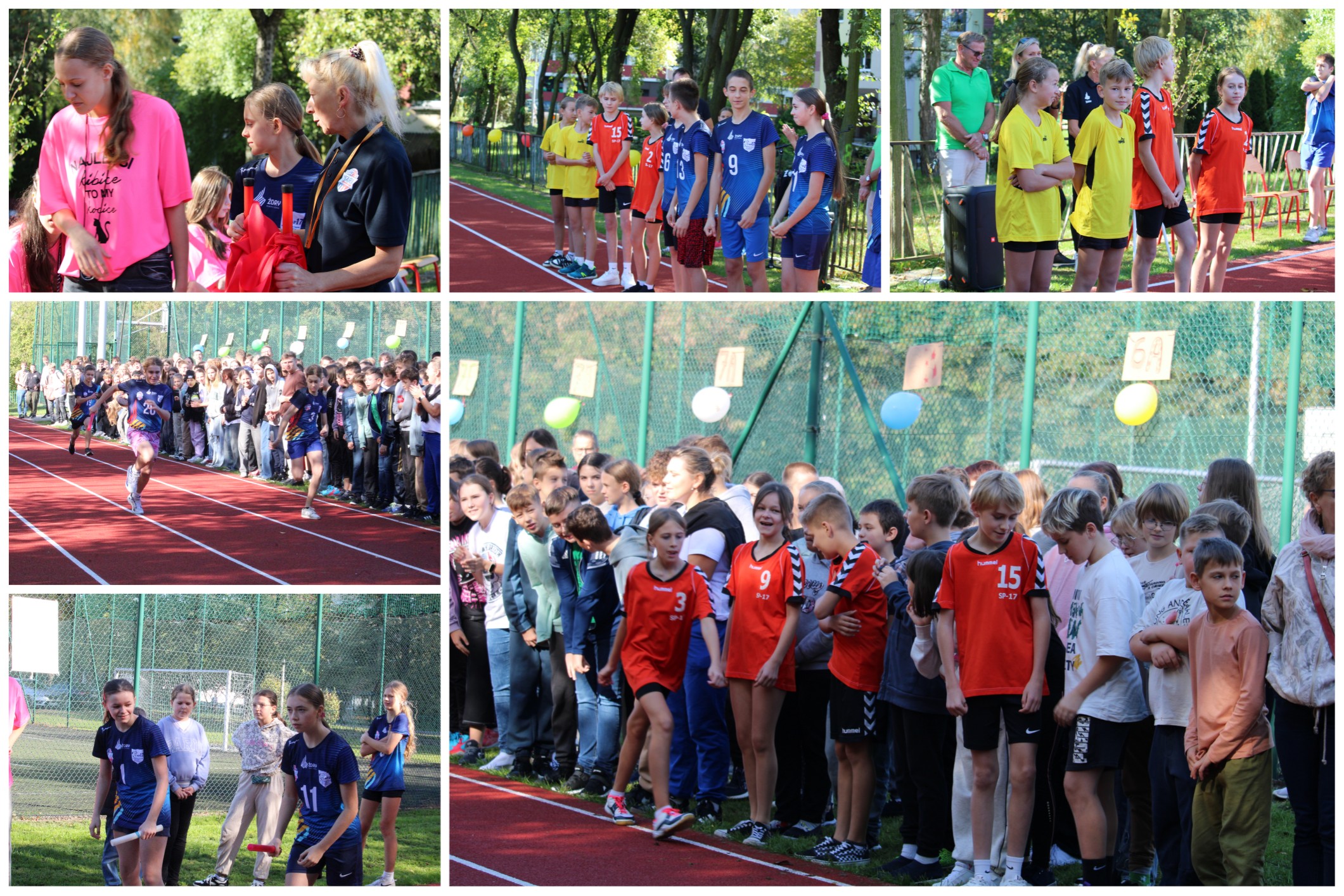 Uroczyste otwarcie bieżni lekkoatletycznej.