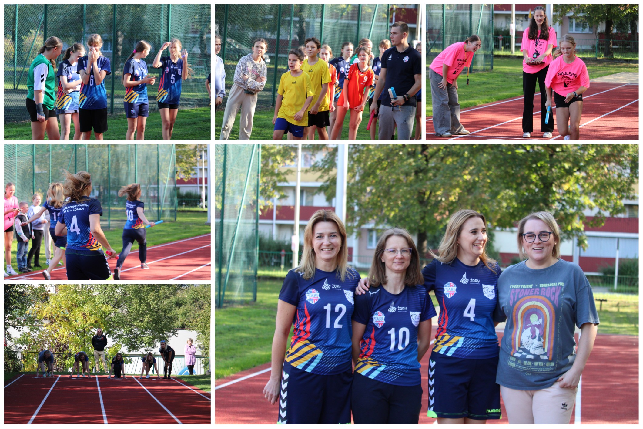 Uroczyste otwarcie bieżni lekkoatletycznej.