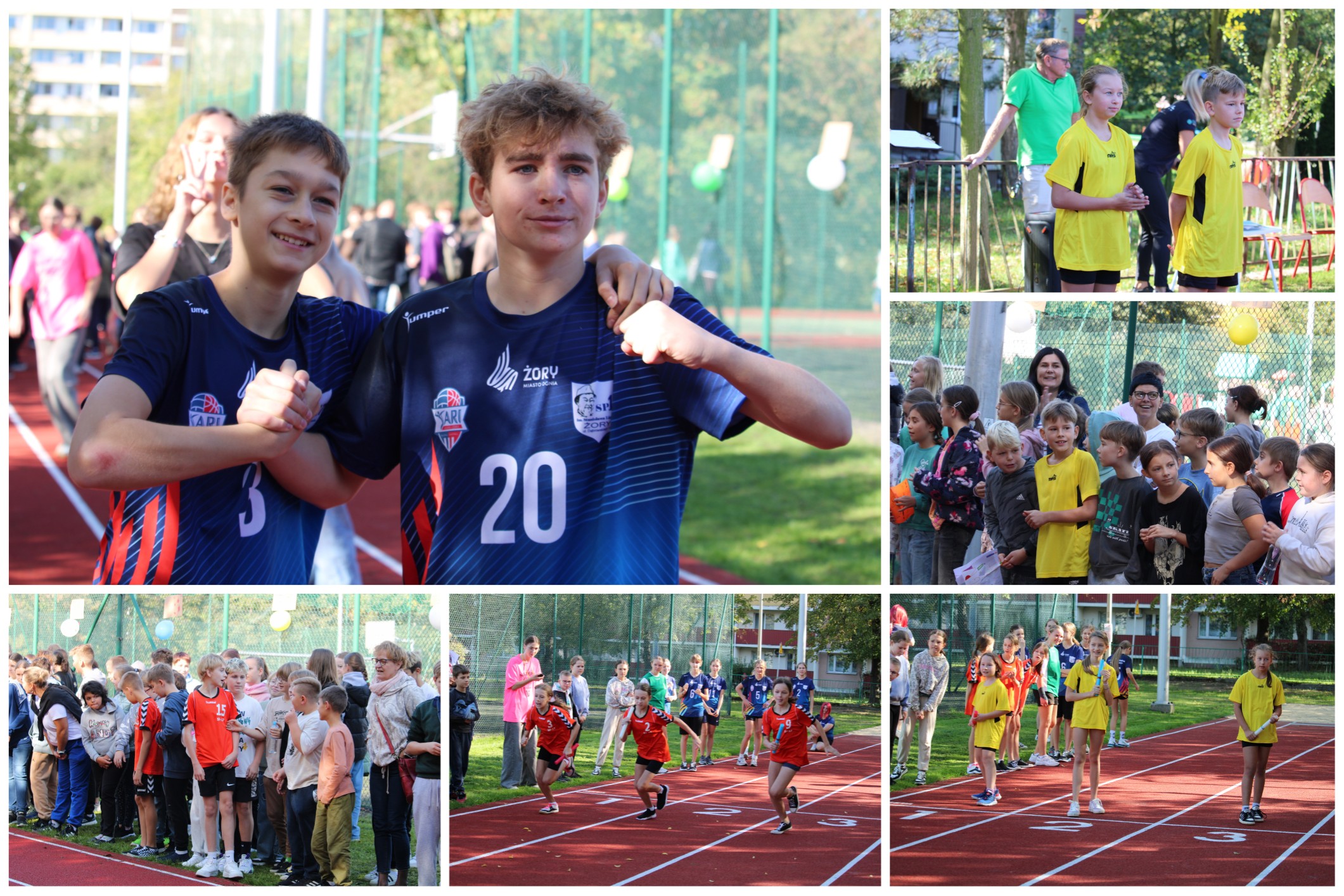 Uroczyste otwarcie bieżni lekkoatletycznej.