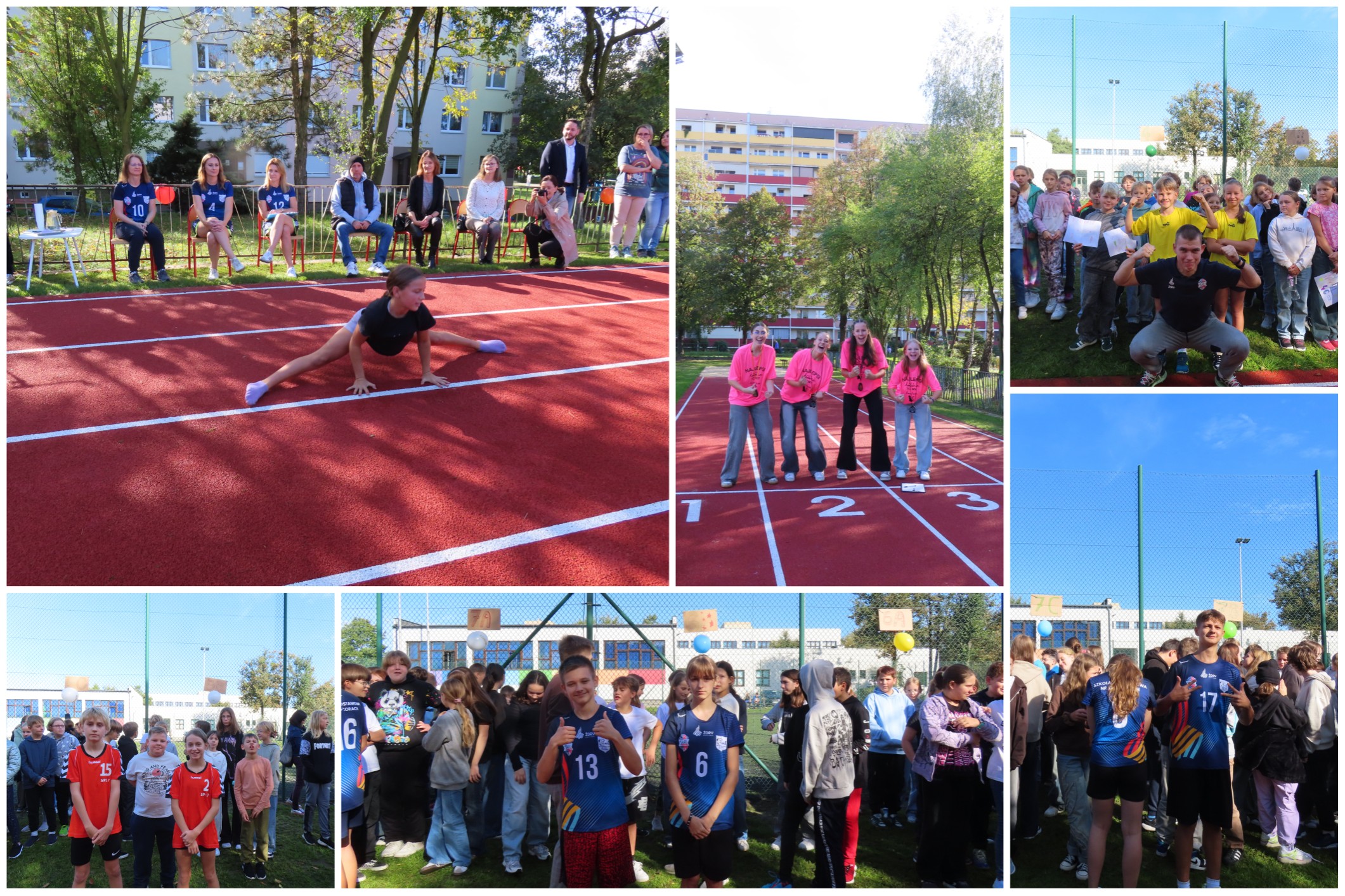 Uroczyste otwarcie bieżni lekkoatletycznej.