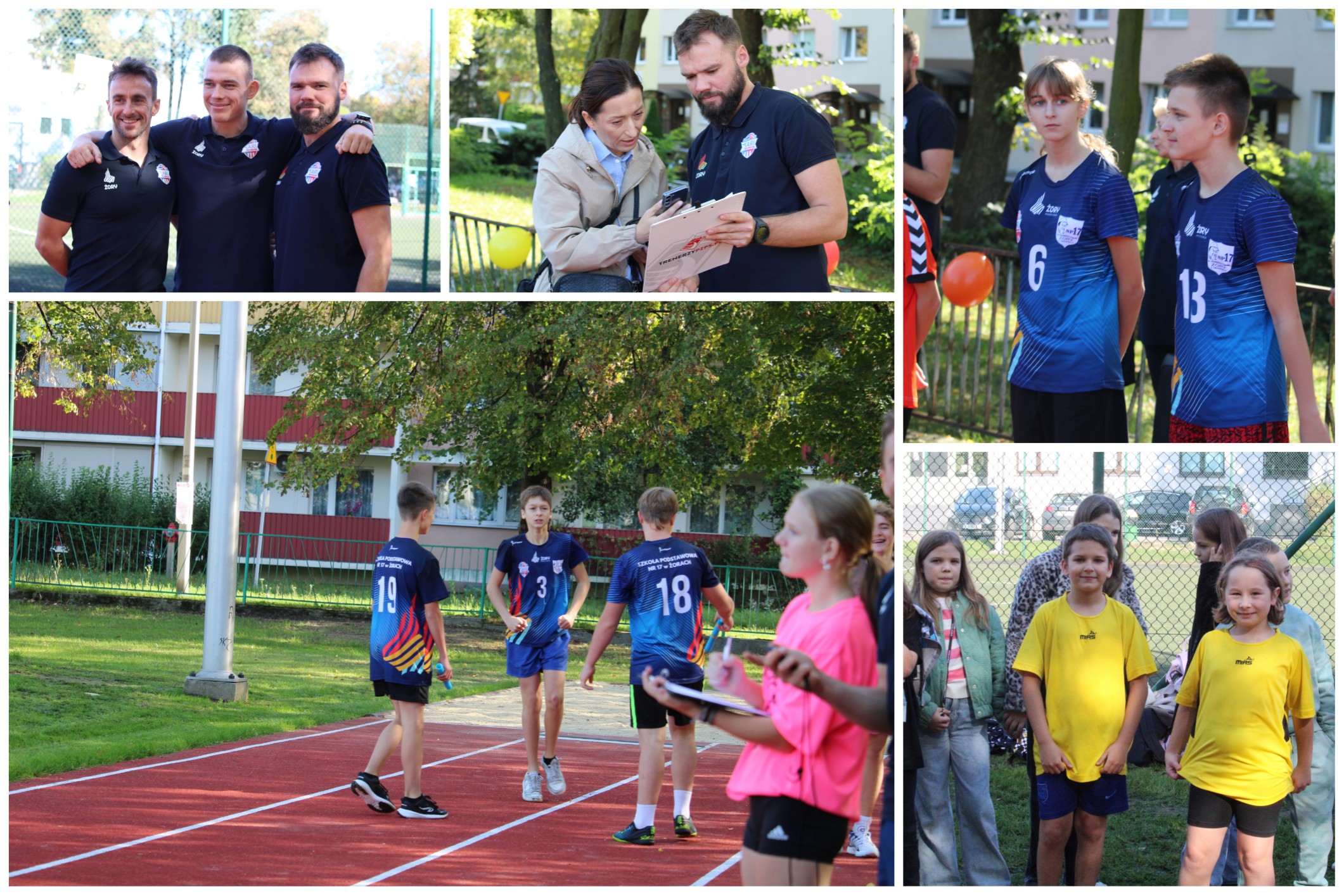 Uroczyste otwarcie bieżni lekkoatletycznej.