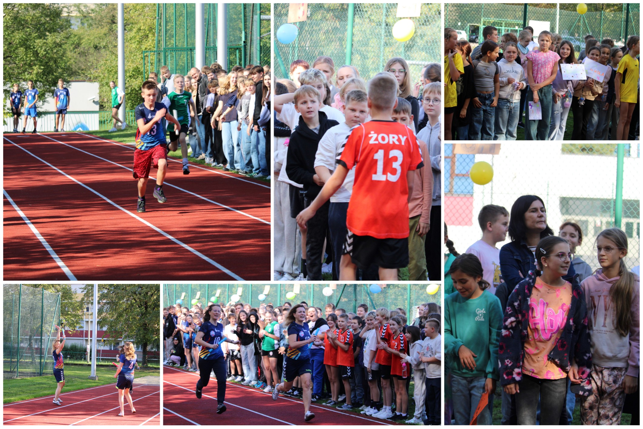 Uroczyste otwarcie bieżni lekkoatletycznej.