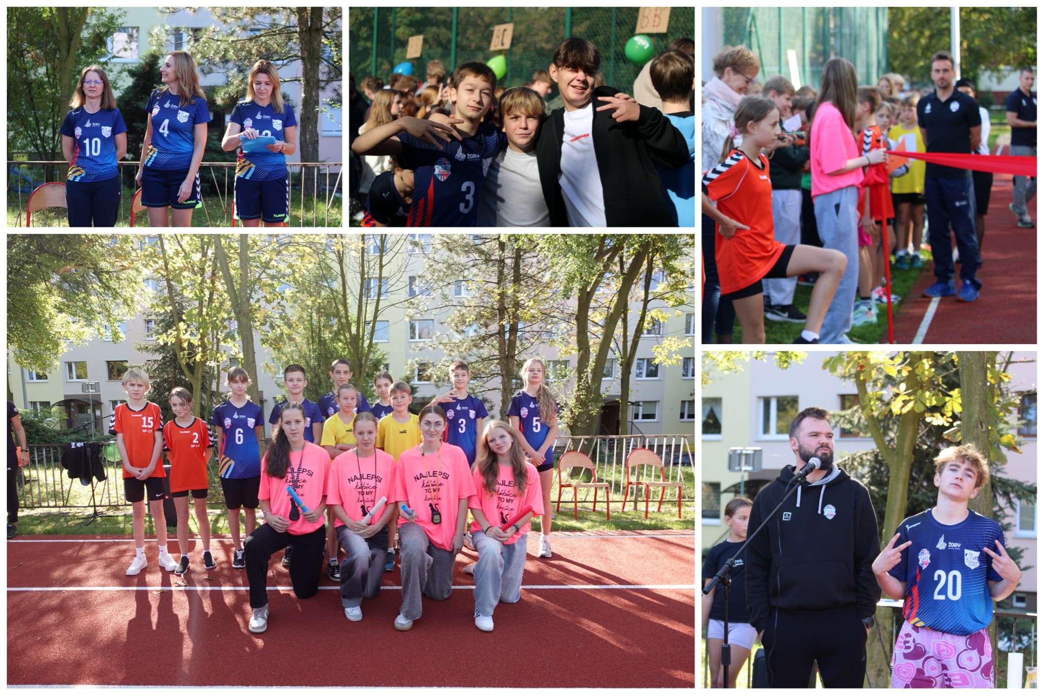 Uroczyste otwarcie bieżni lekkoatletycznej.