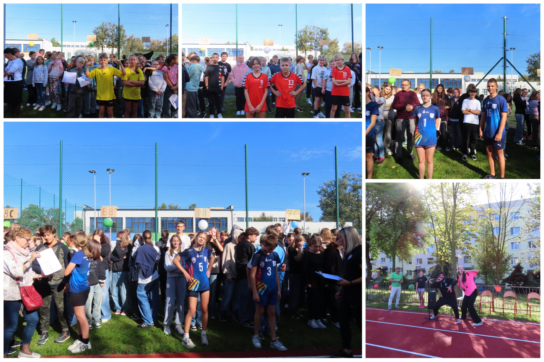 Uroczyste otwarcie bieżni lekkoatletycznej.