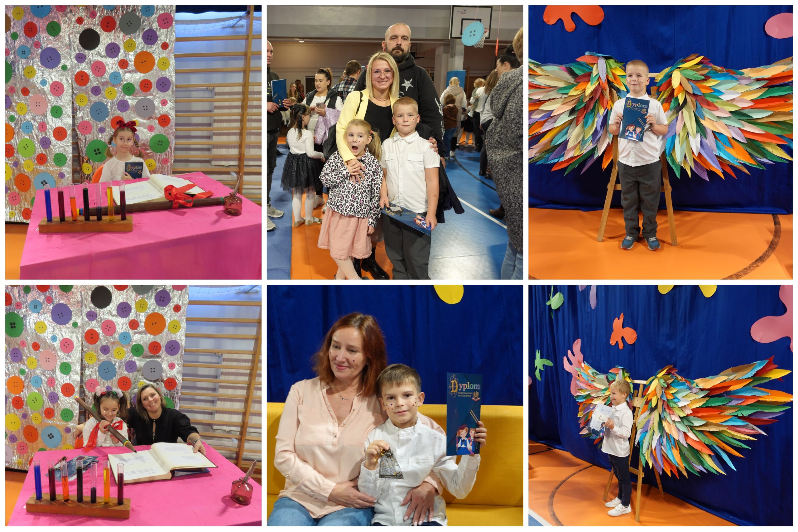 Uroczyste pasowanie.