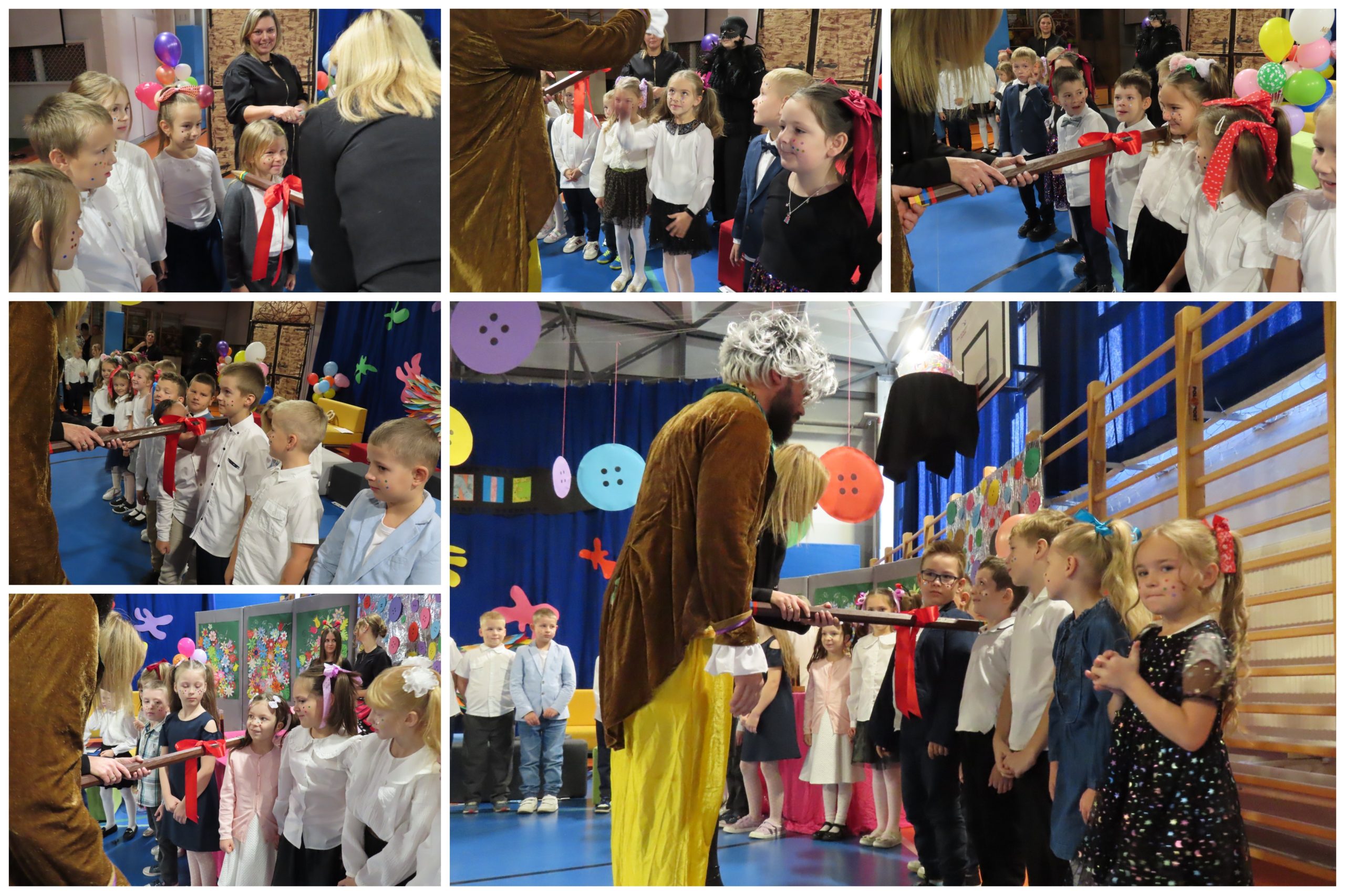 Uroczyste pasowanie.