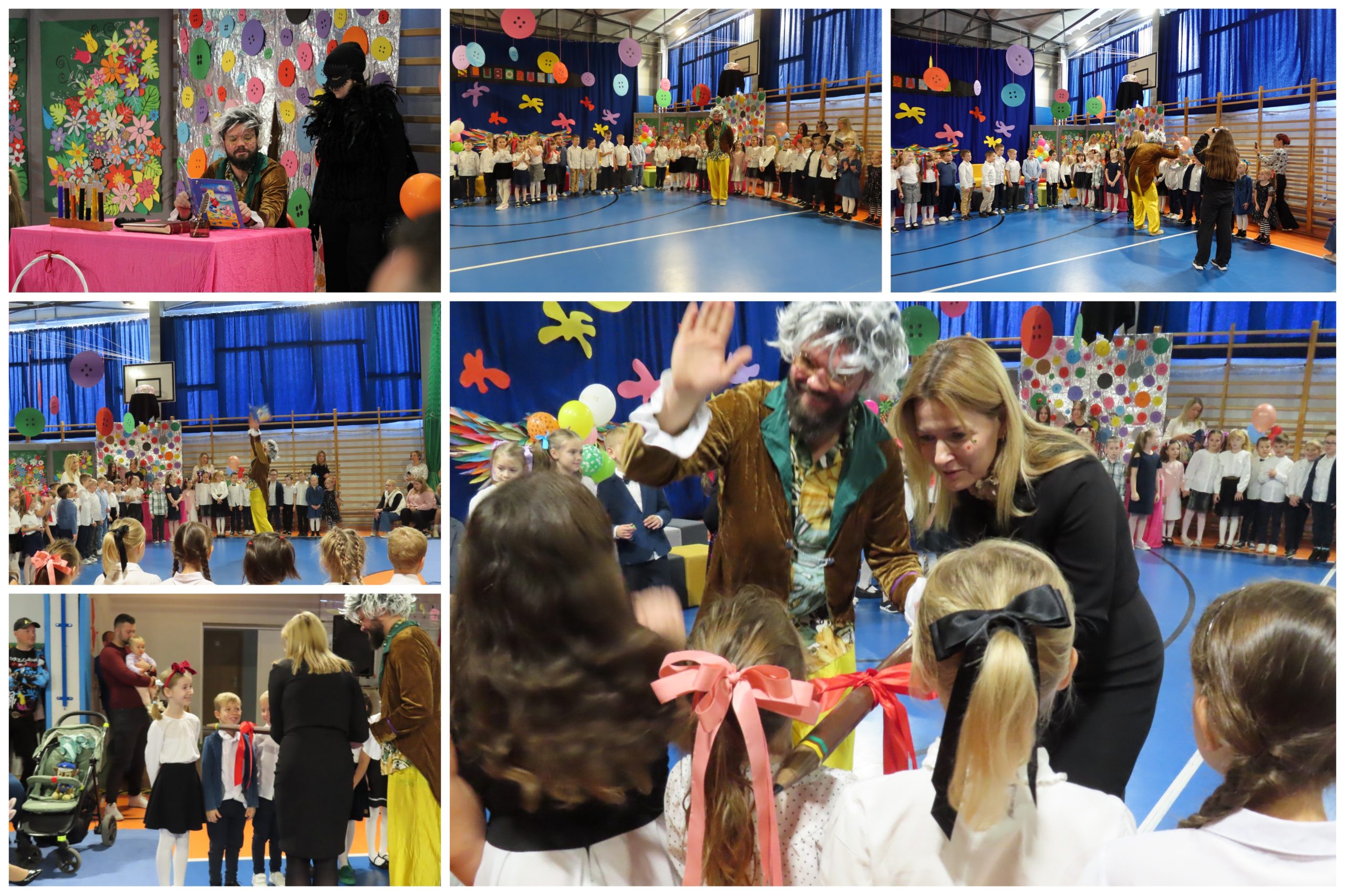 Uroczyste pasowanie.