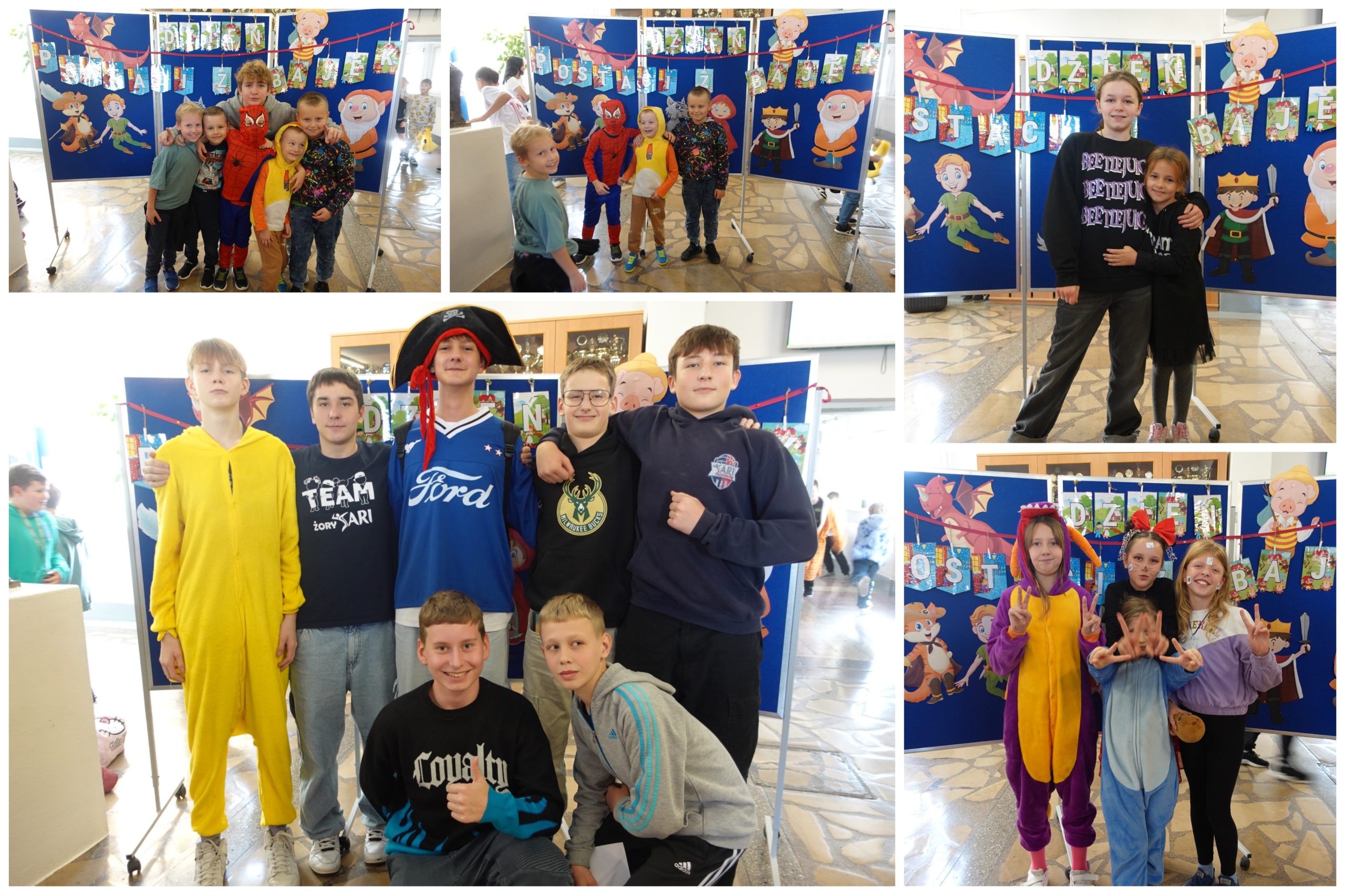 Międzynarodowy Dzień Postaci z Bajek 2024 w SP17.