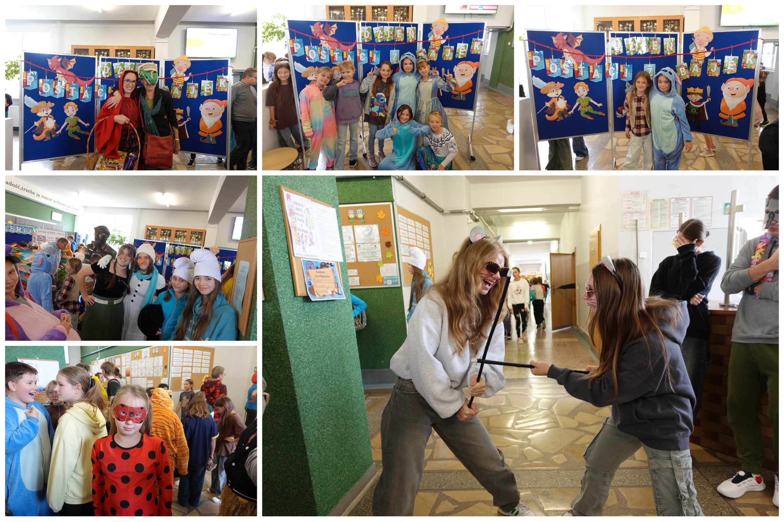 Międzynarodowy Dzień Postaci z Bajek 2024 w SP17.