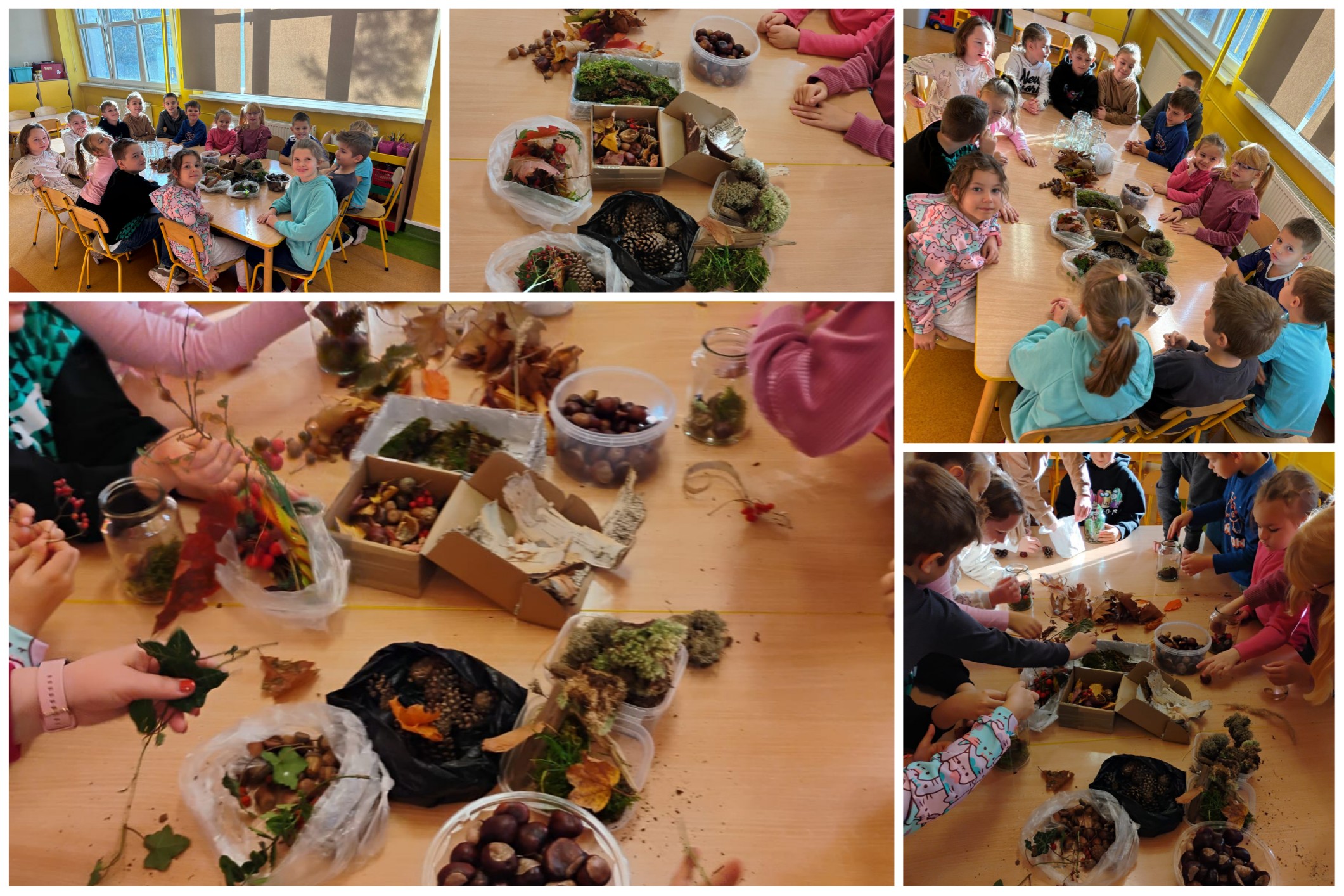 Zajęcia świetlicowe z darami jesieni.