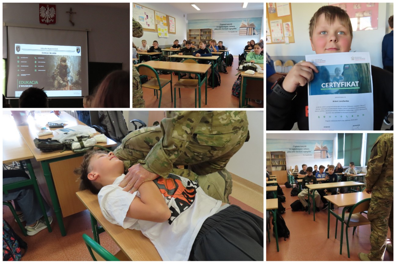 Warsztaty z żołnierzem.