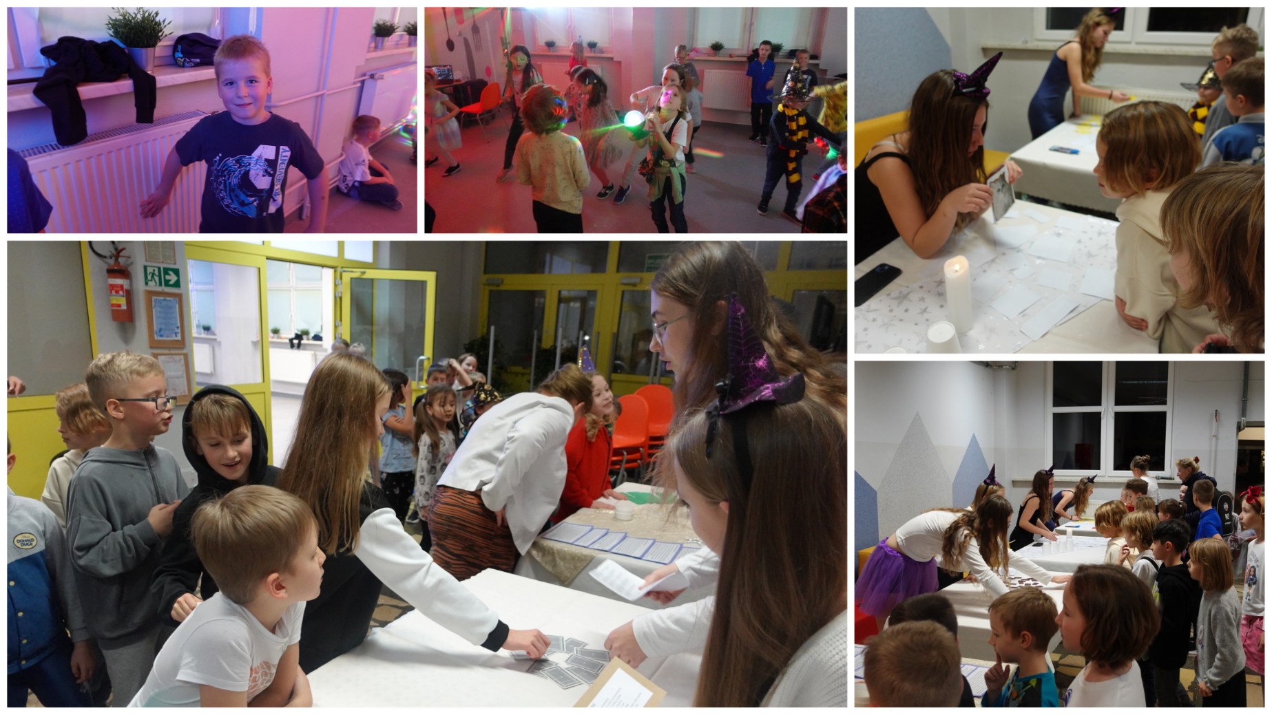 Świetlicowy wieczór andrzejkowy.