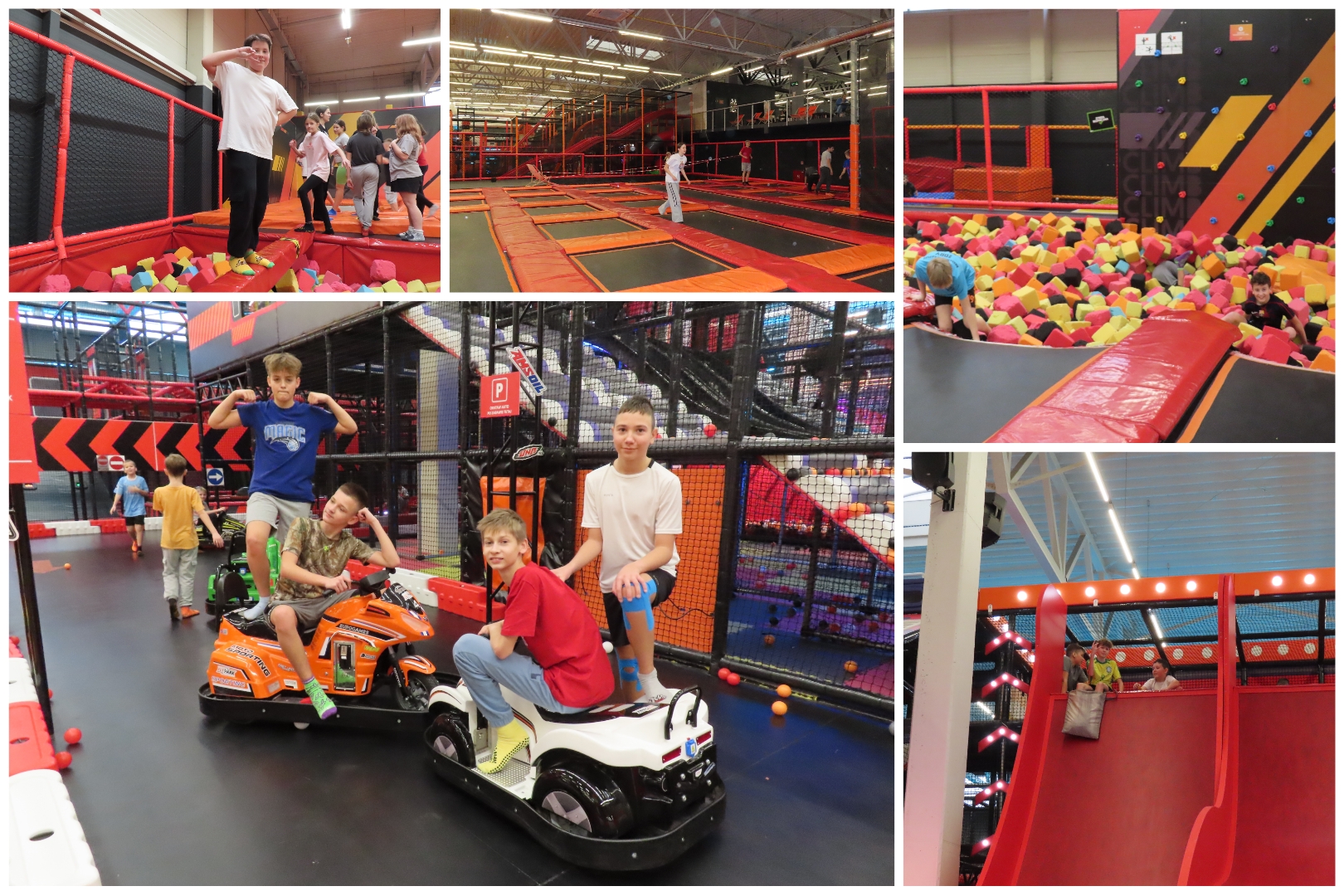 Wycieczka do parku trampolin.