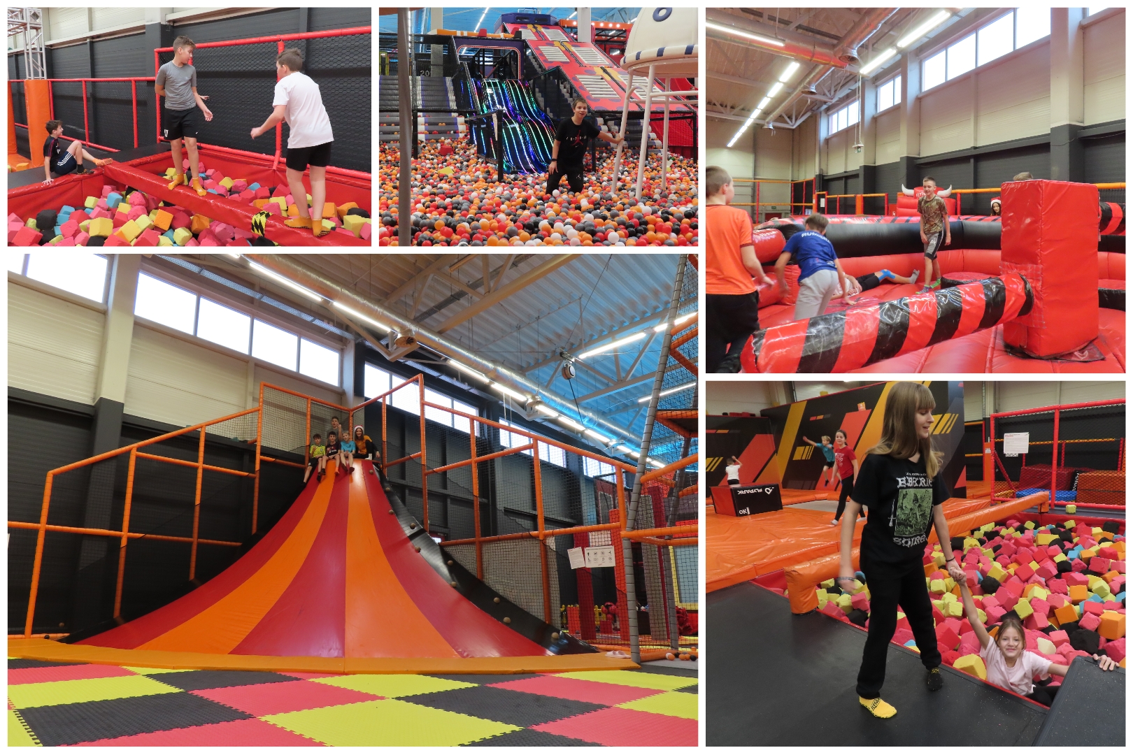 Wycieczka do parku trampolin.