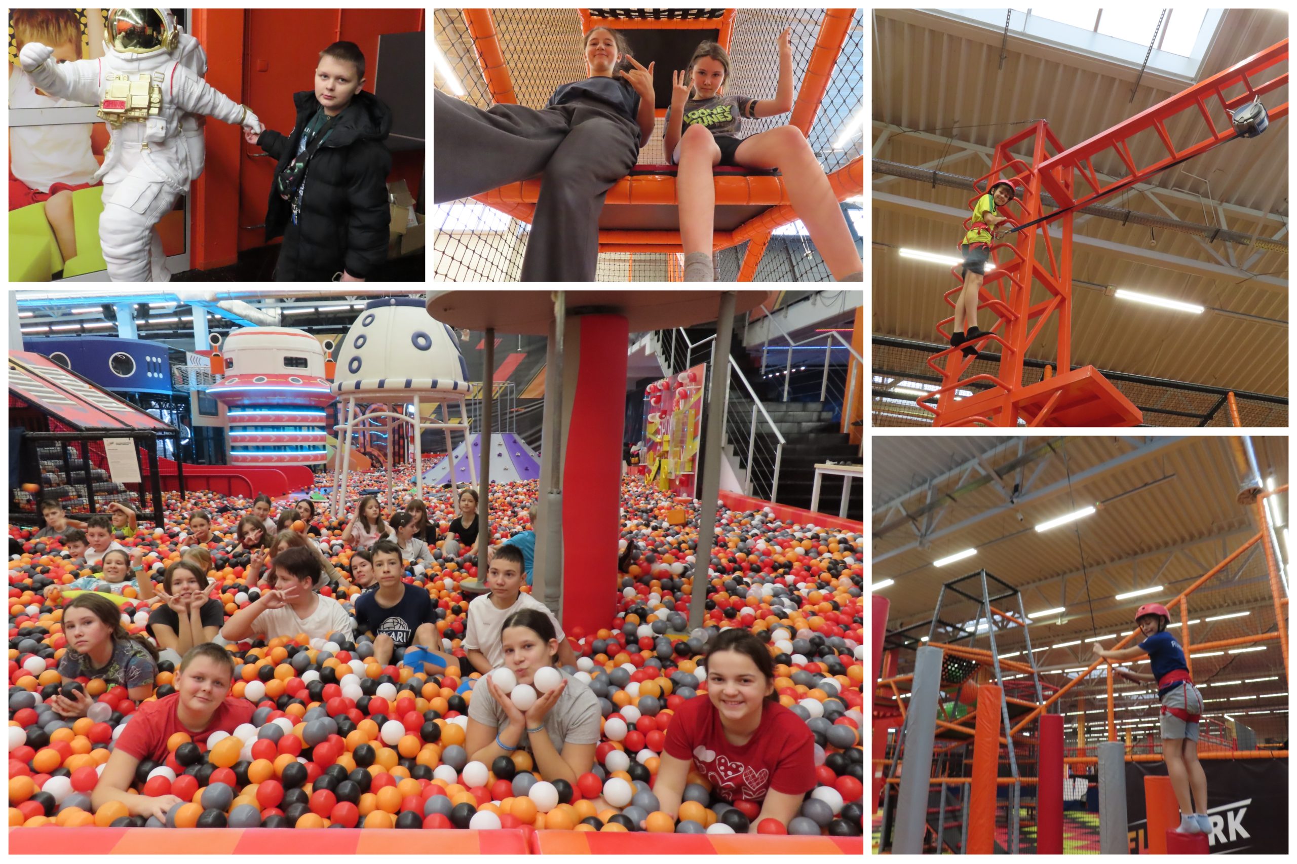 Wycieczka do parku trampolin.