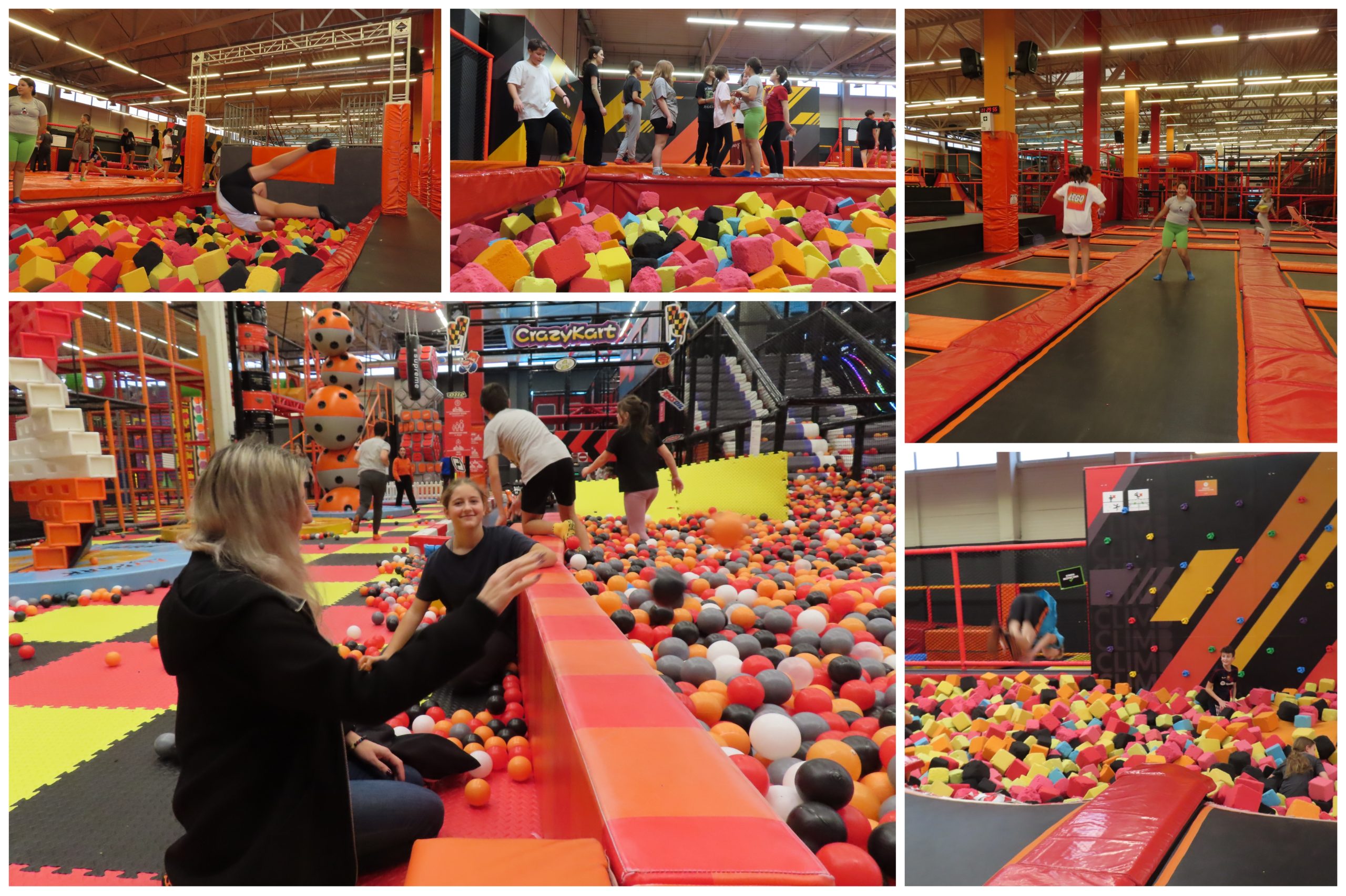 Wycieczka do parku trampolin.