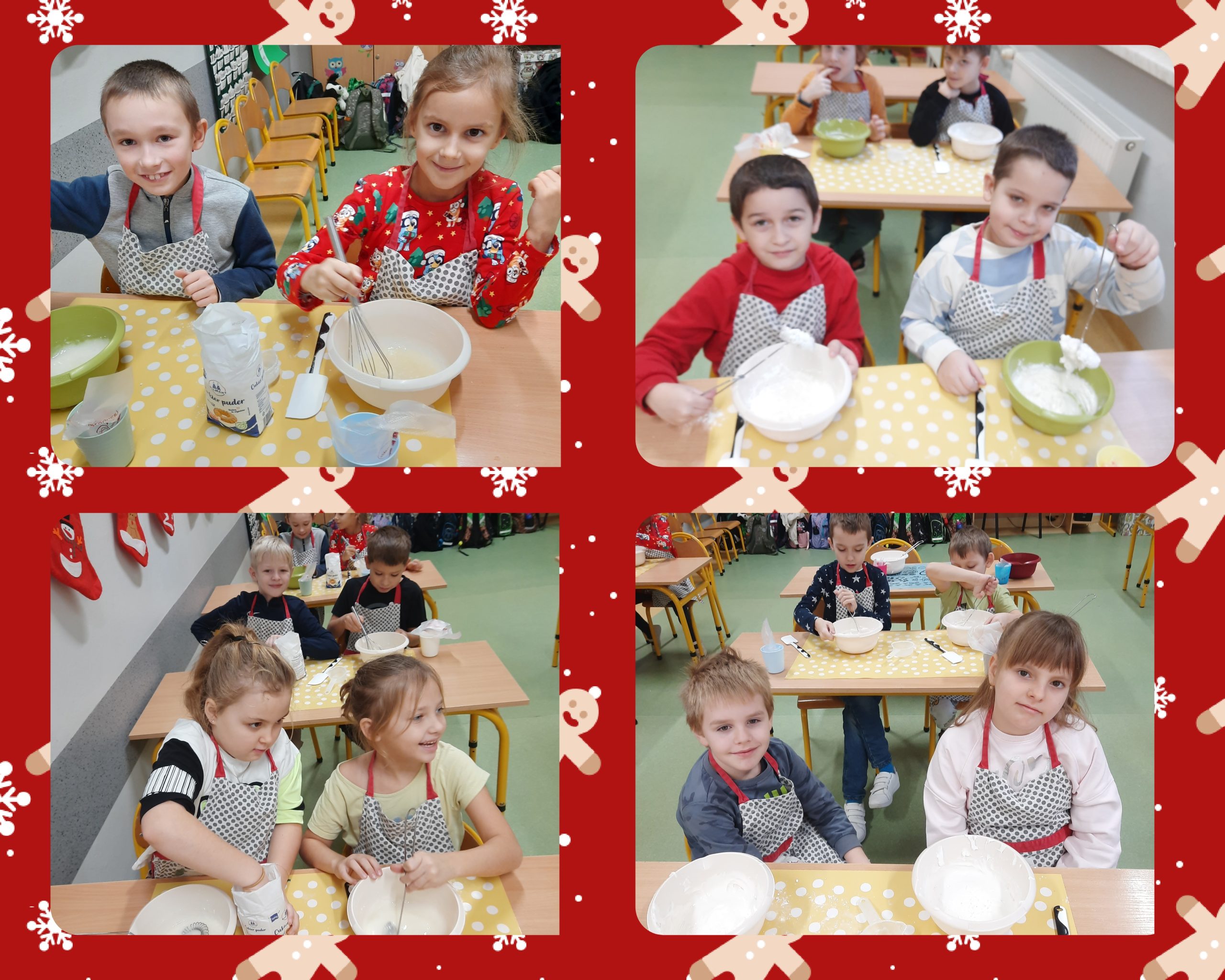 PIERNIKOWE CHATKI - ŚWIĄTECZNE WARSZTATY W KLASIE 2B