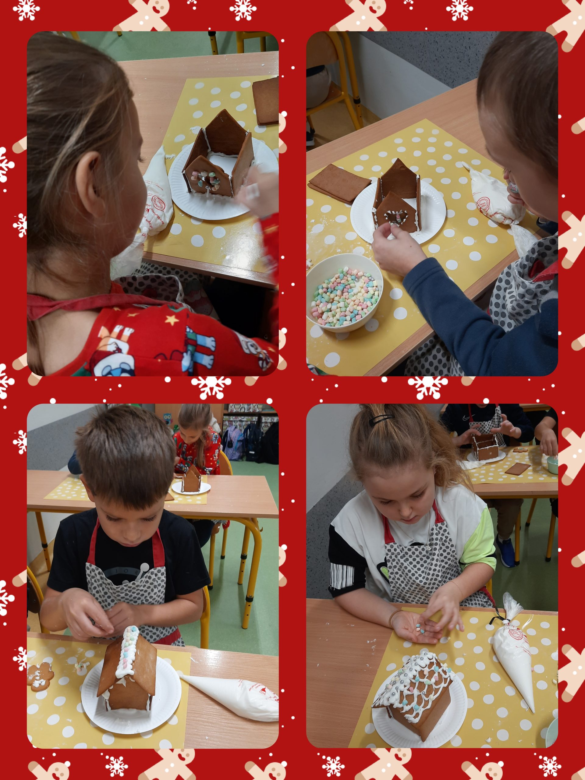 PIERNIKOWE CHATKI - ŚWIĄTECZNE WARSZTATY W KLASIE 2B