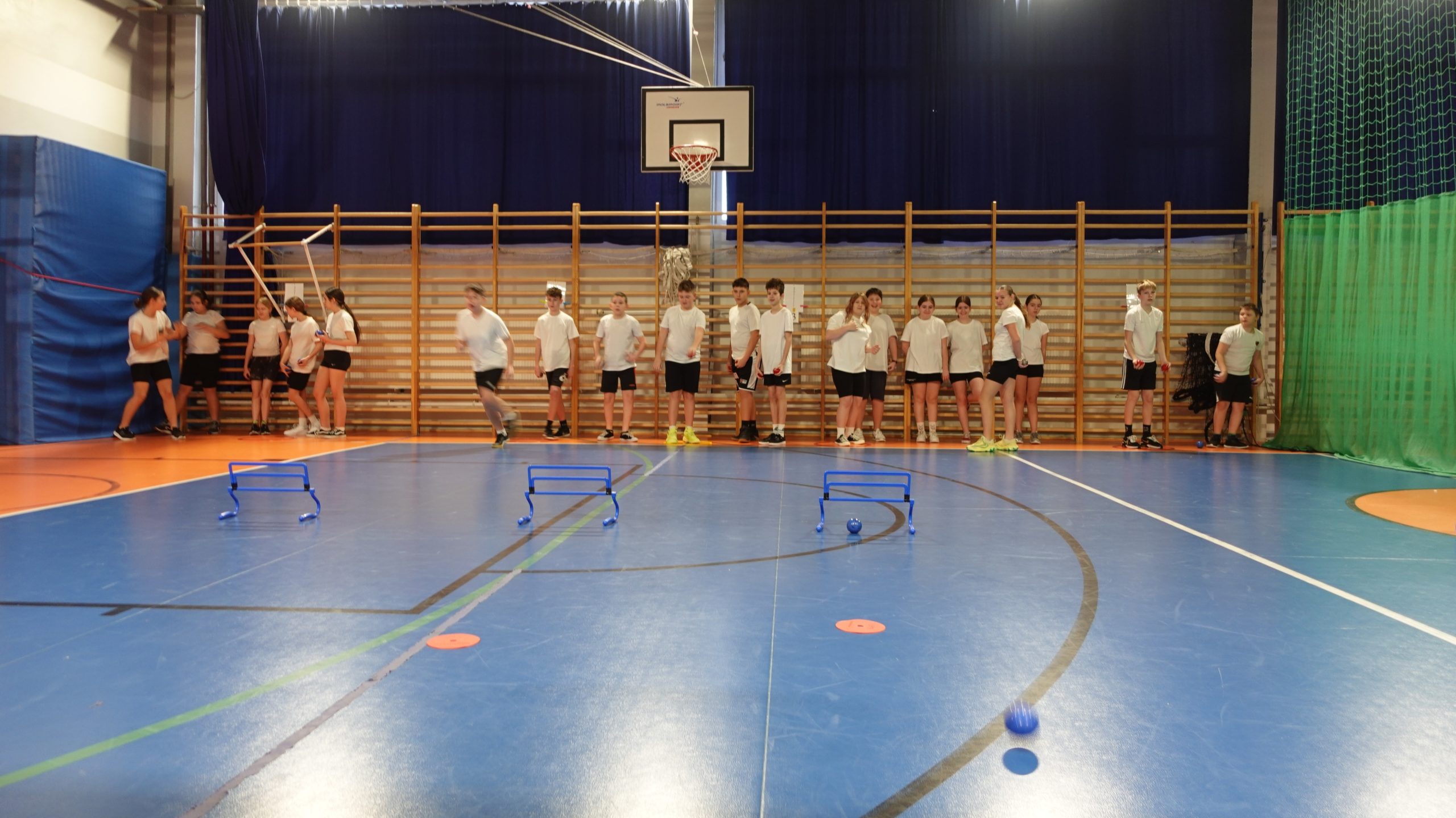 Zajęcia wychowania fizycznego.