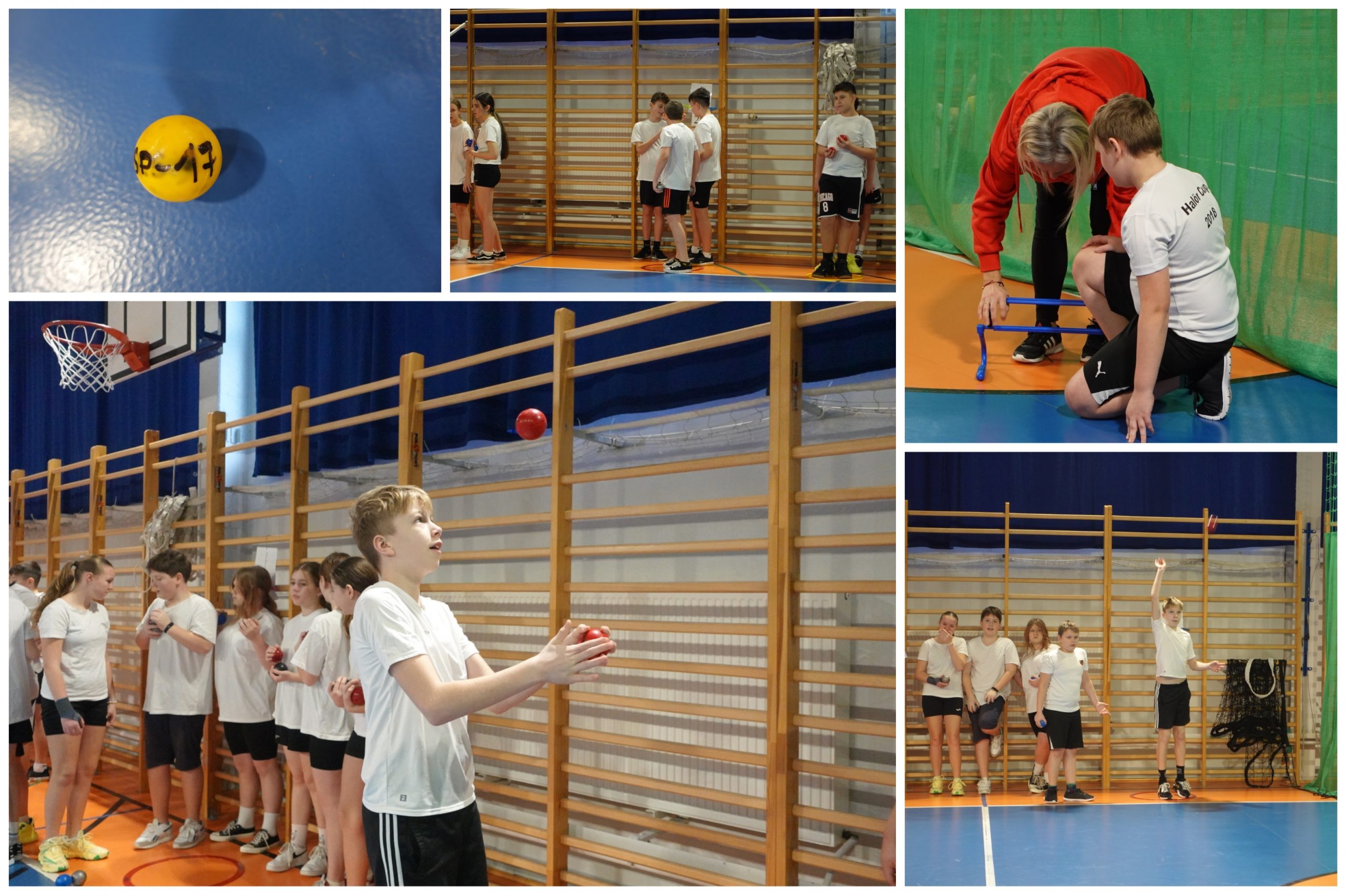 Zajęcia wychowania fizycznego.