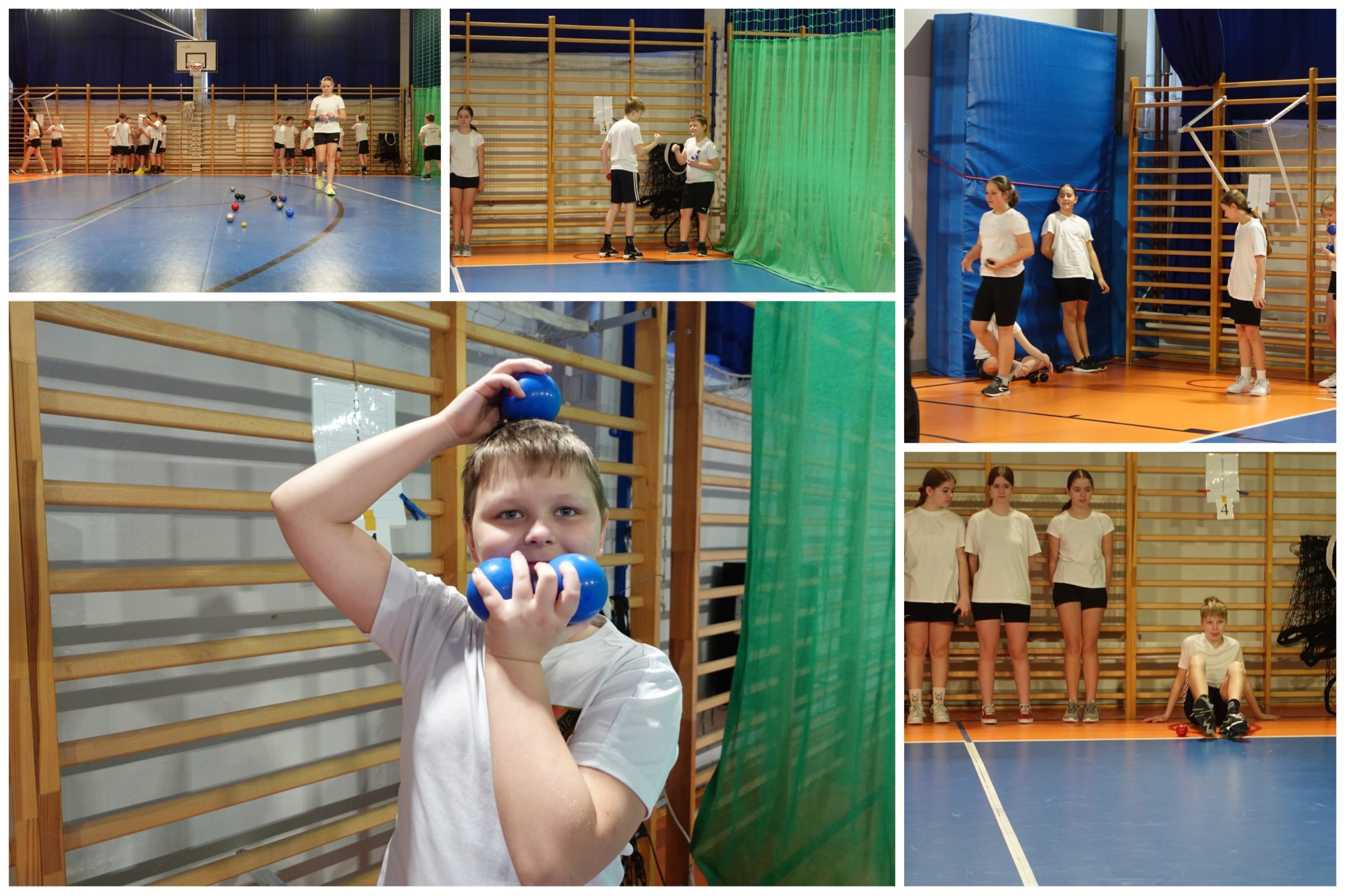 Zajęcia wychowania fizycznego.