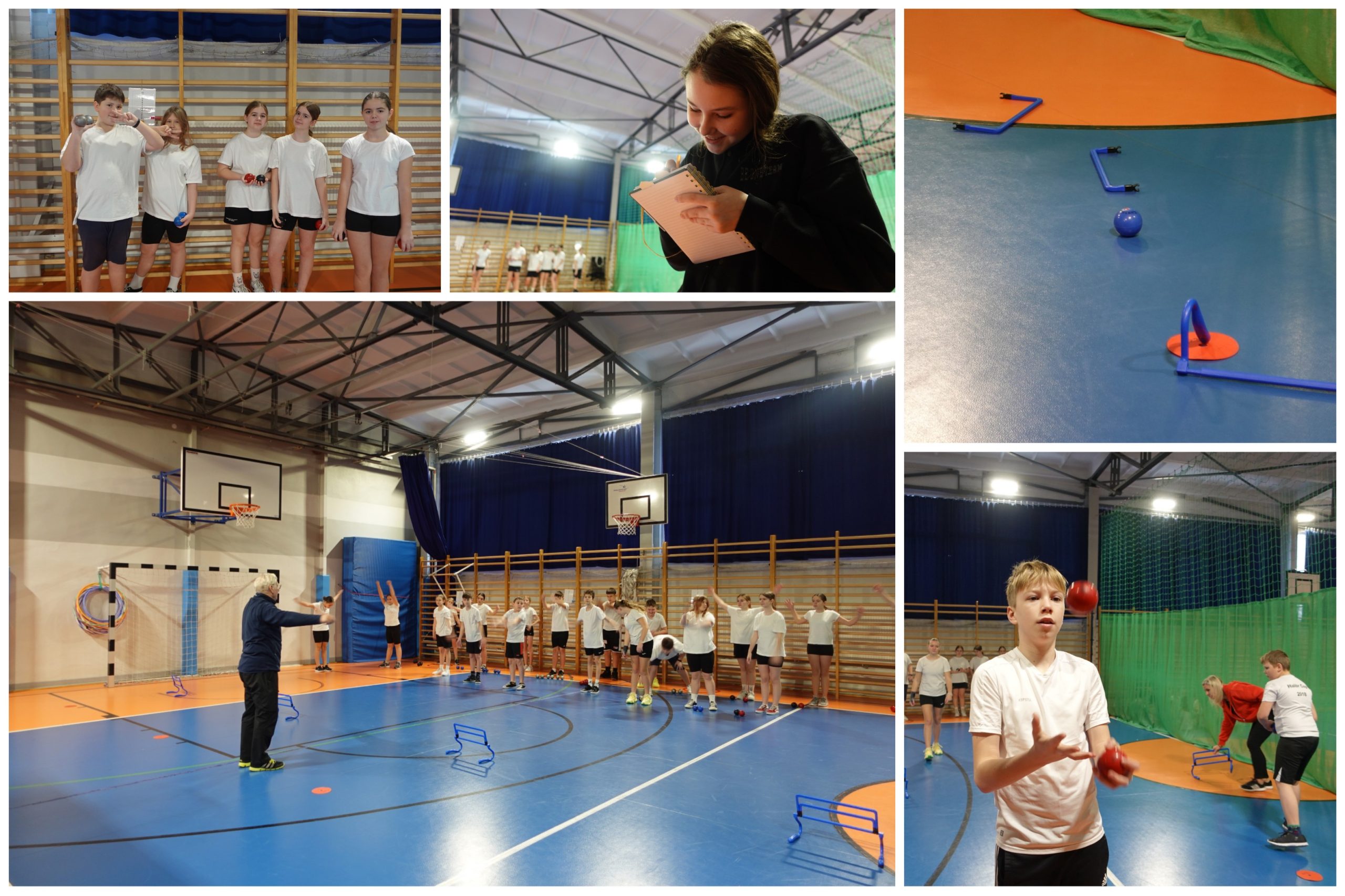 Zajęcia wychowania fizycznego.