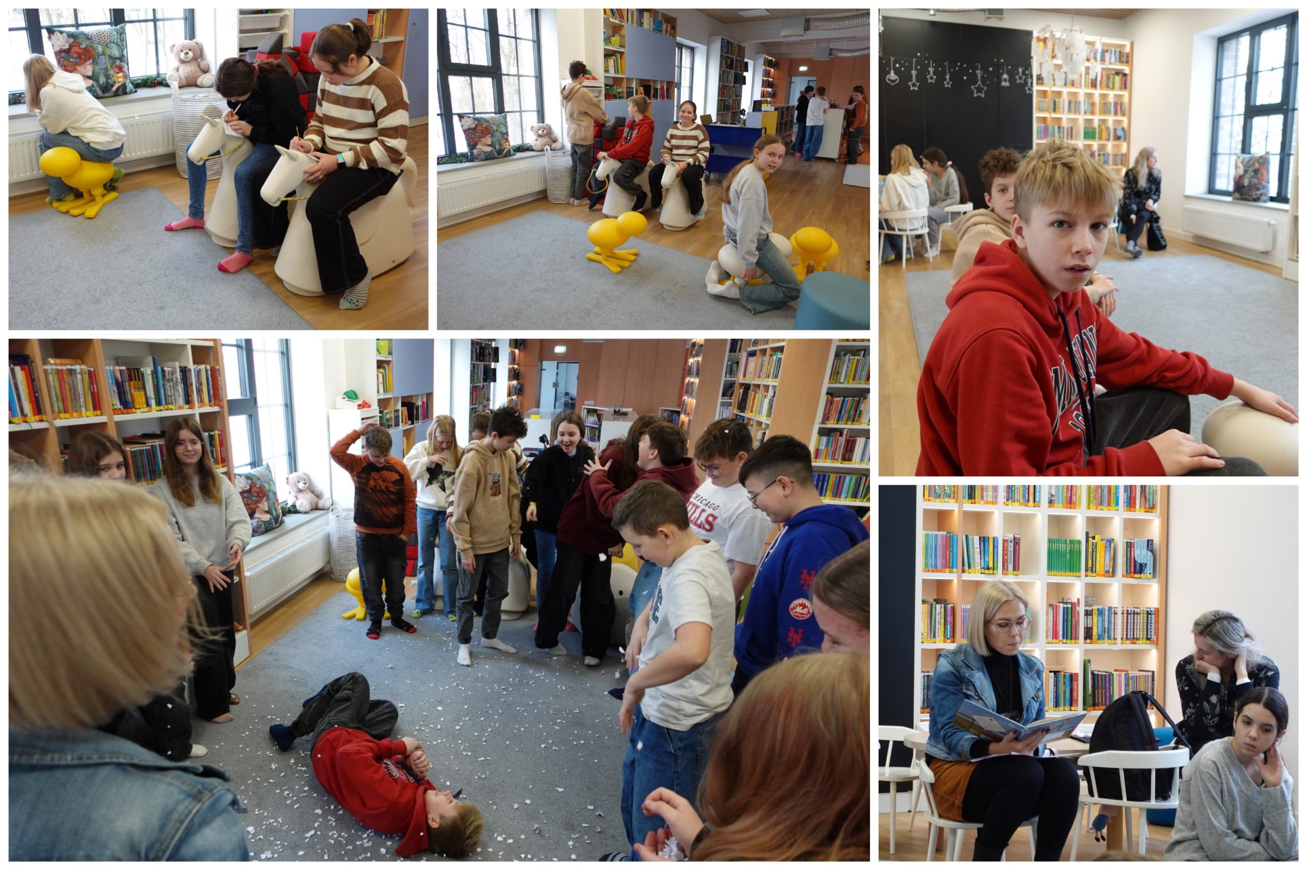 Zajęcia w MBP w Żorach.