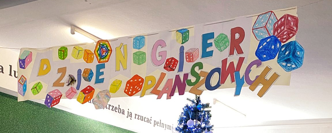 Dzień Gier Planszowych w naszej szkole.