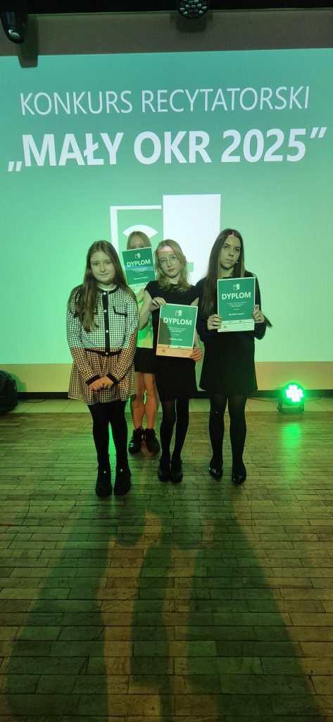 Uczestniczki konkursu Mały OKR