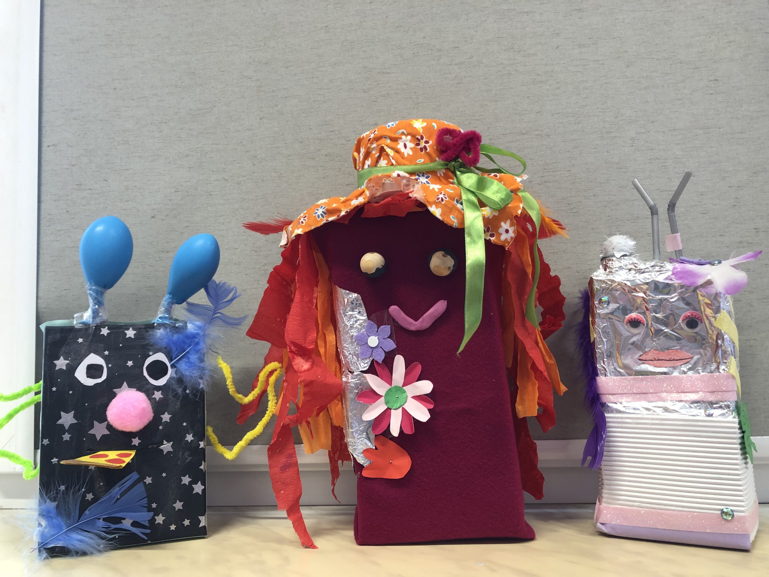 Prace plastyczne uczniów klasy 3c.