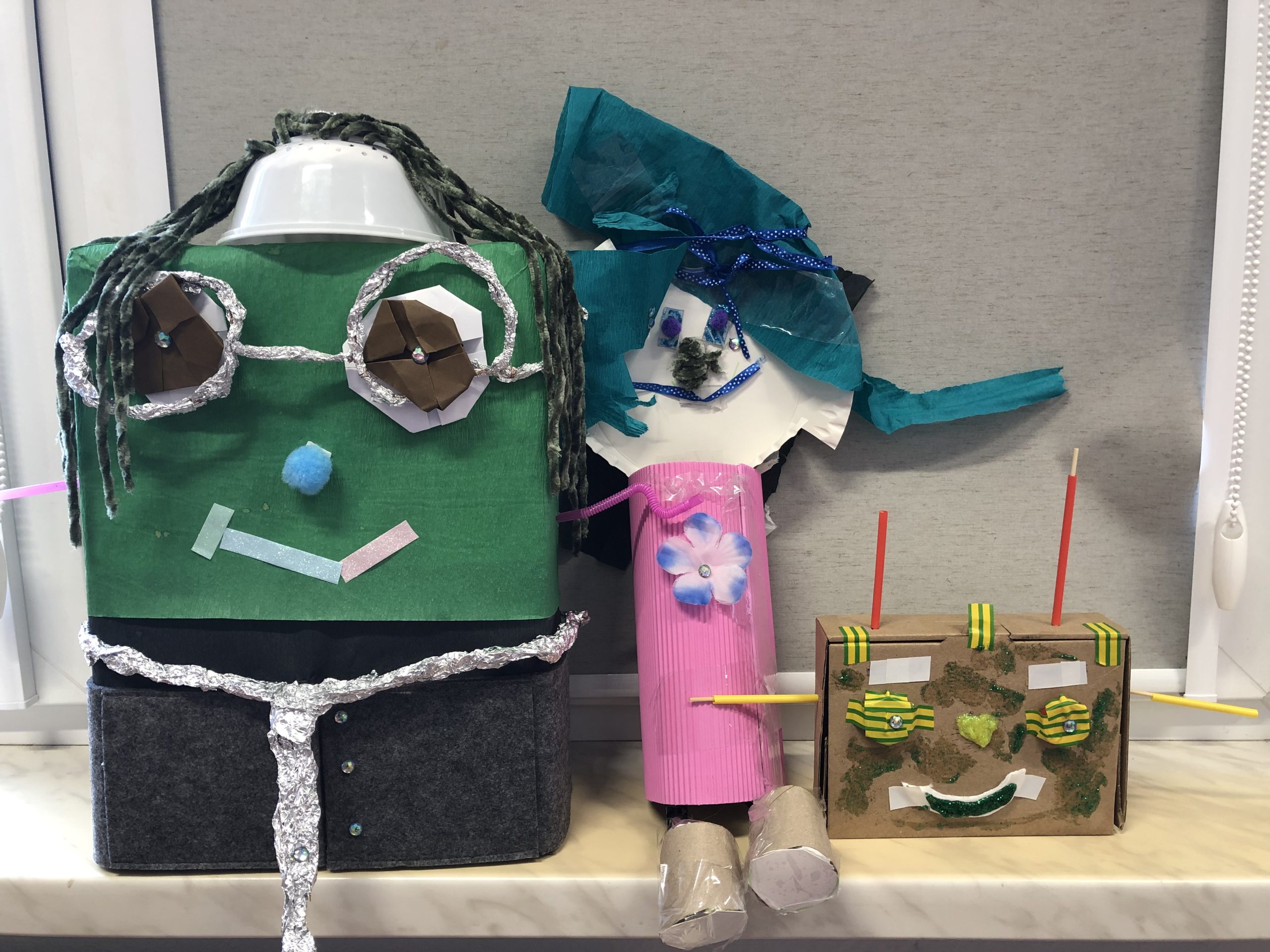 Prace plastyczne uczniów klasy 3c.