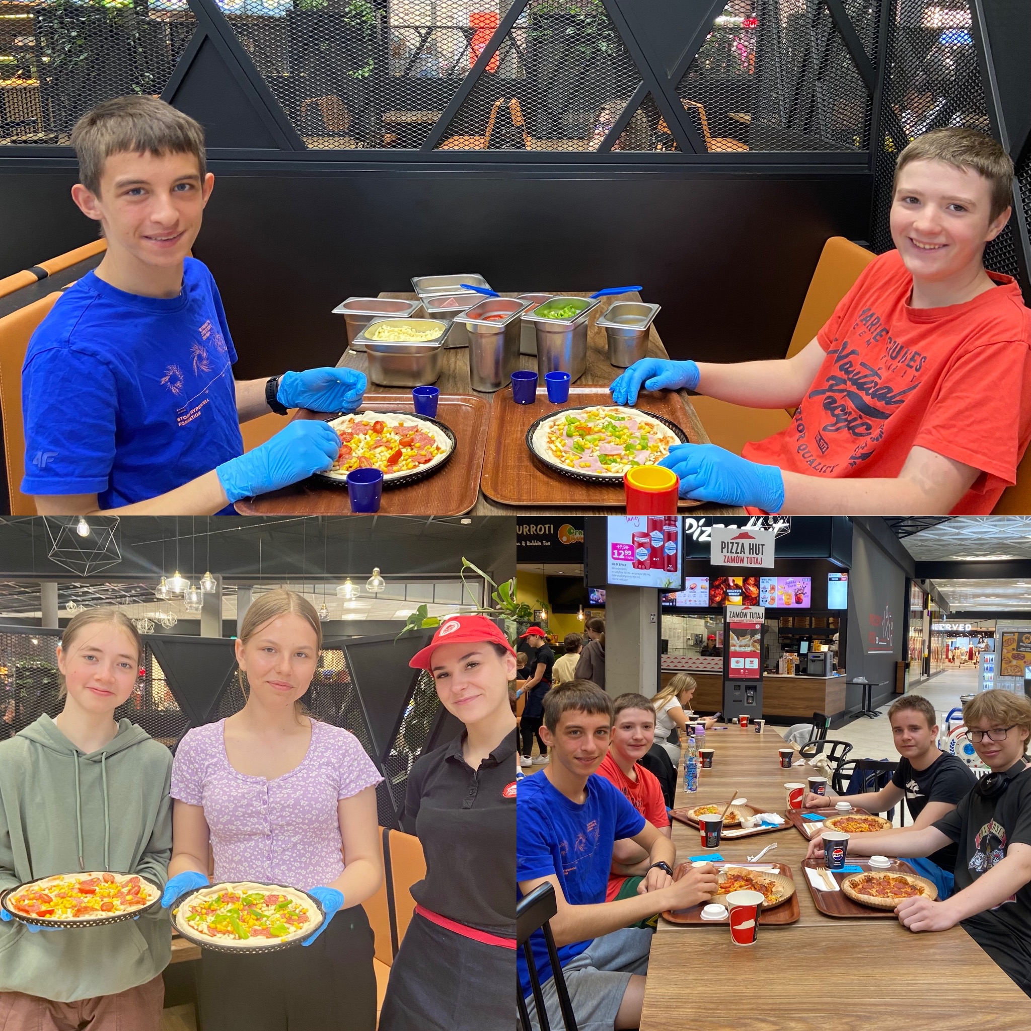 7b na warsztatach pizzy 