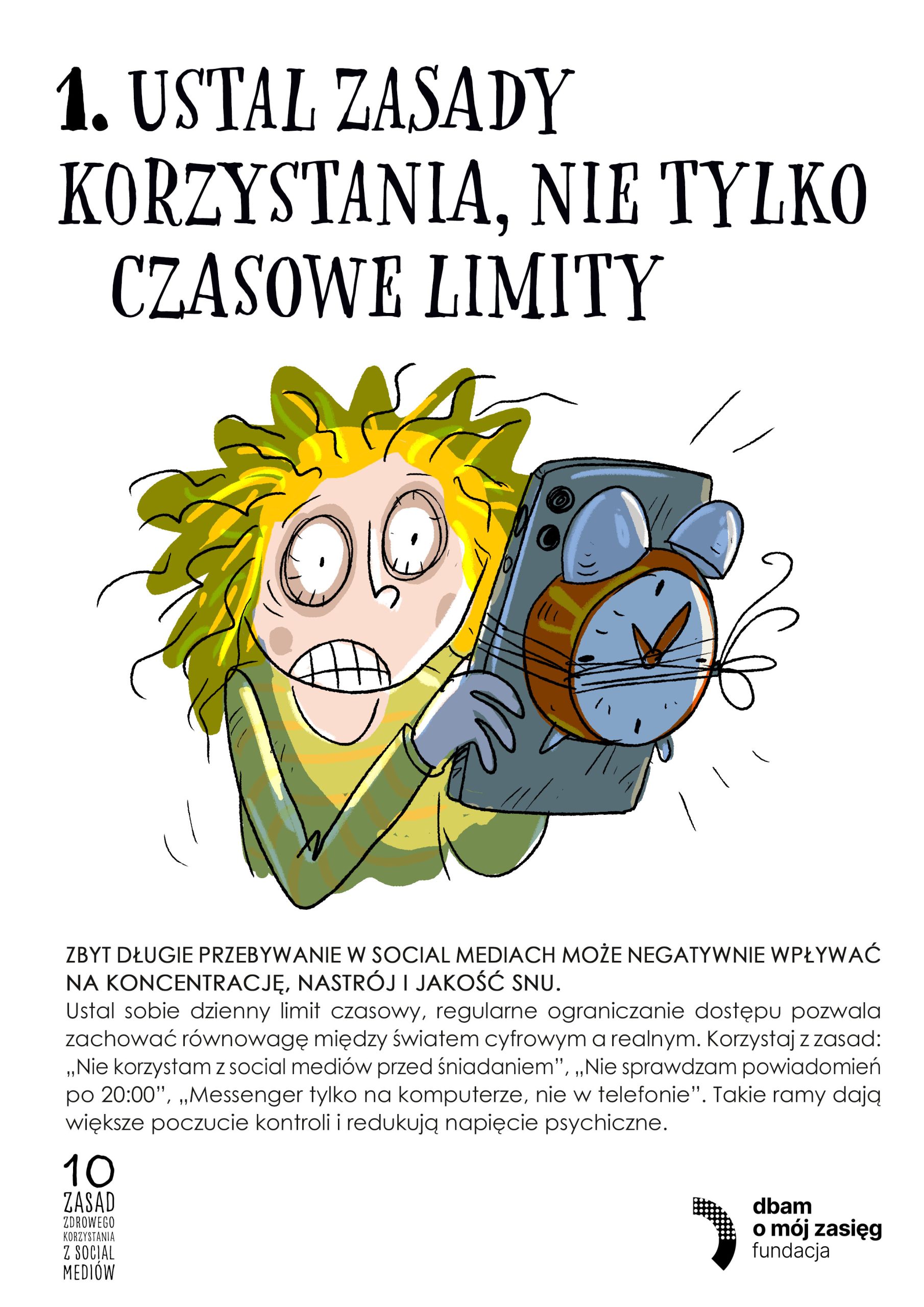 10 zasad ZDROWEGO korzystania z mediów społecznościowych