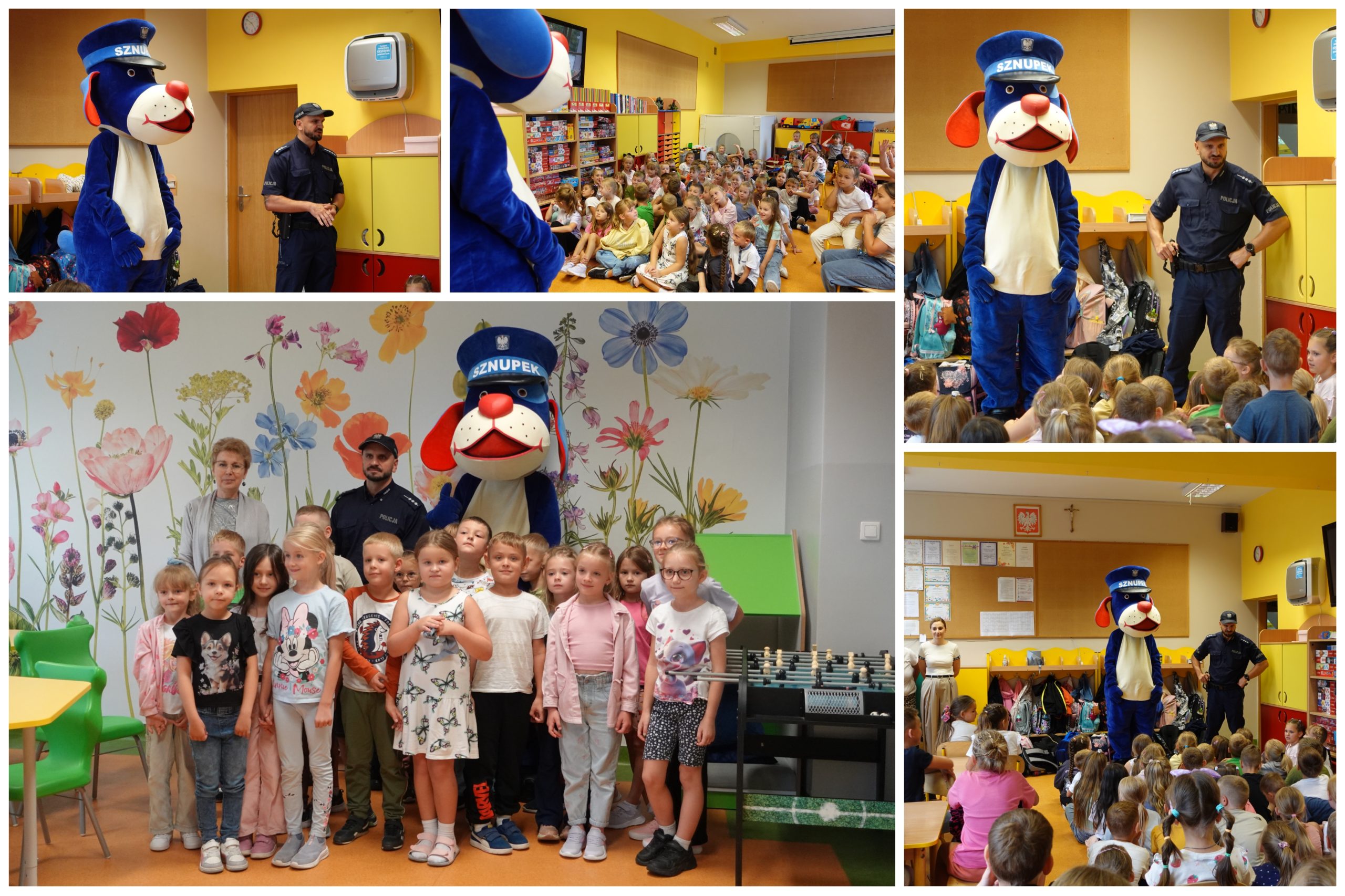 Spotkanie z funkcjonariuszem policji.