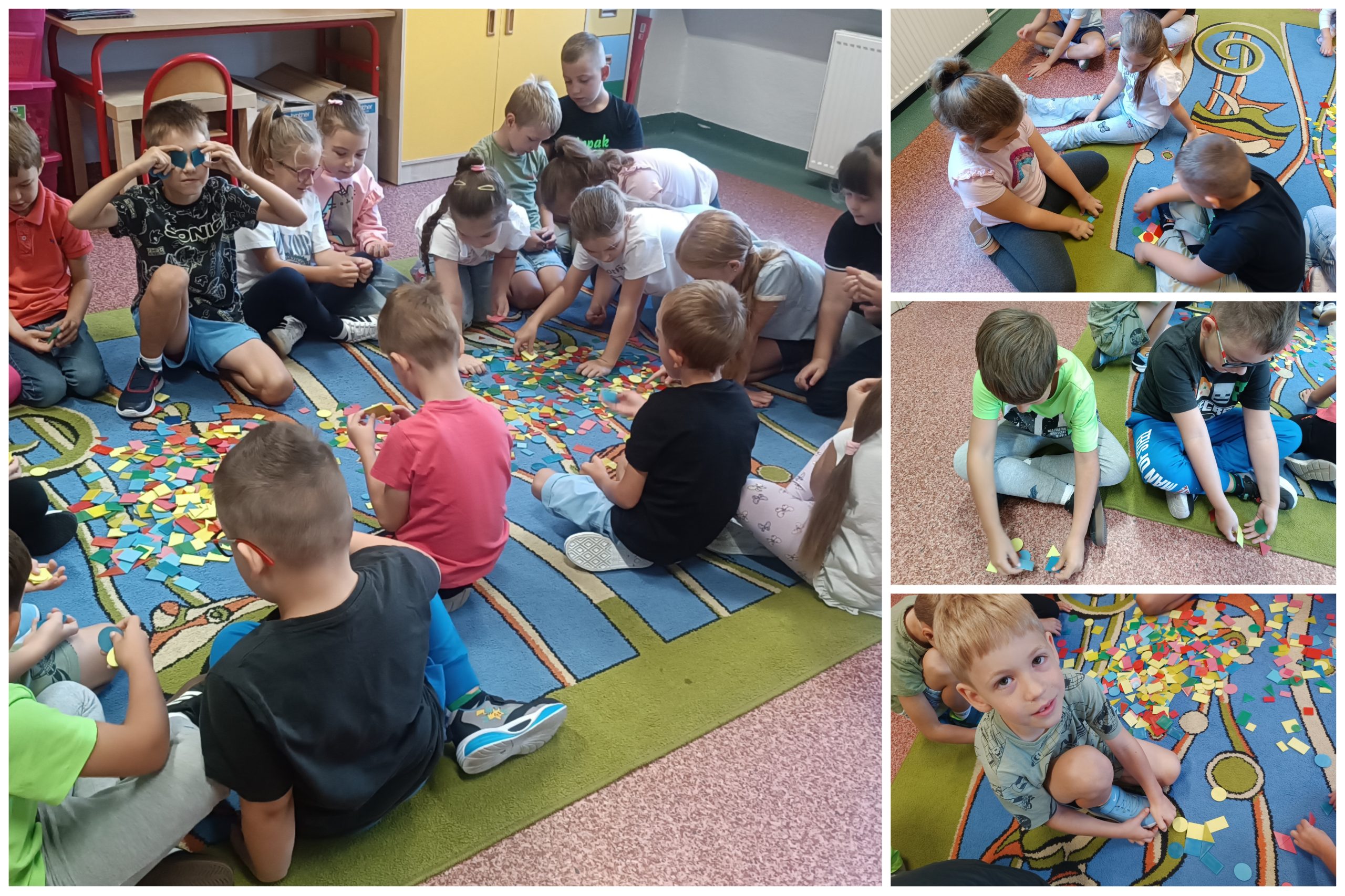 Zajęcia w klasie pierwszej.