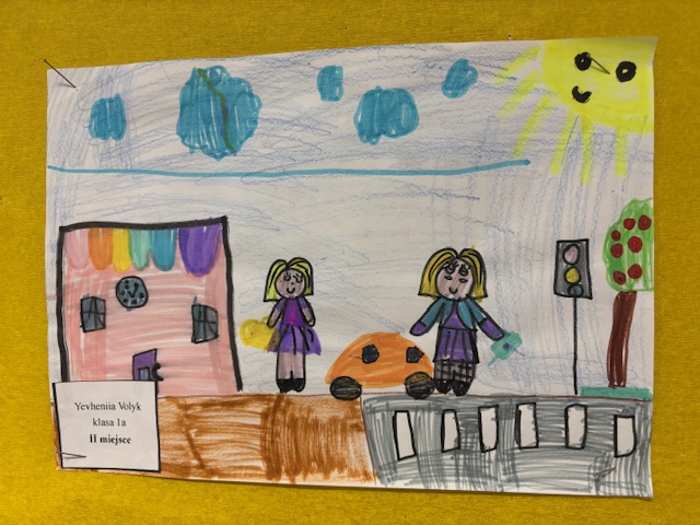 SZKOLNY KONKURS PLASTYCZNY DLA UCZNIÓW KLAS I „BEZPIECZNA DROGA DO SZKOŁY –                                                    JESTEŚ WIDOCZNY, JESTEŚ BEZPIECZNY”