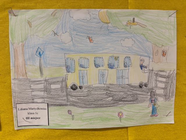 SZKOLNY KONKURS PLASTYCZNY DLA UCZNIÓW KLAS I „BEZPIECZNA DROGA DO SZKOŁY –                                                    JESTEŚ WIDOCZNY, JESTEŚ BEZPIECZNY”