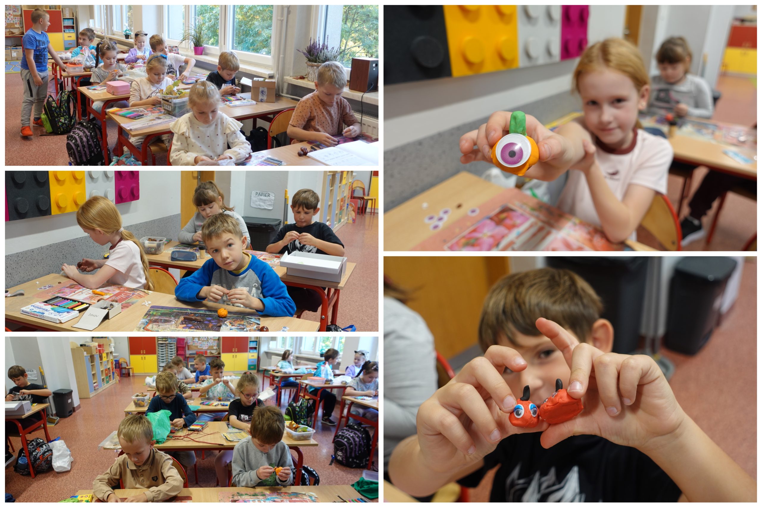 Jesienne zajęcia klasy 1C.