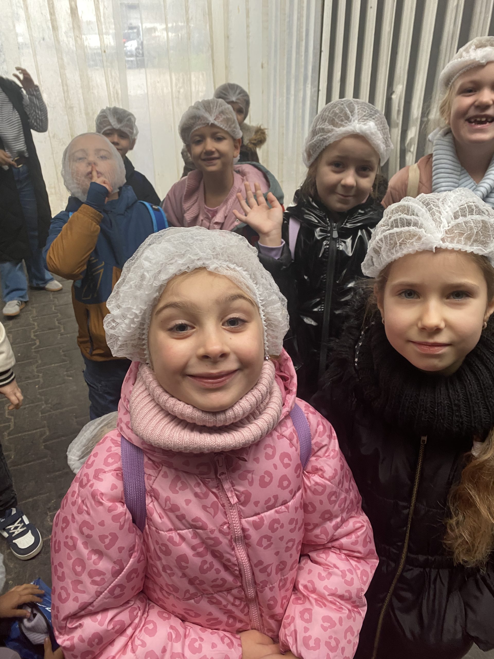 Wycieczka klasy 1a do piekarni "Kristof"