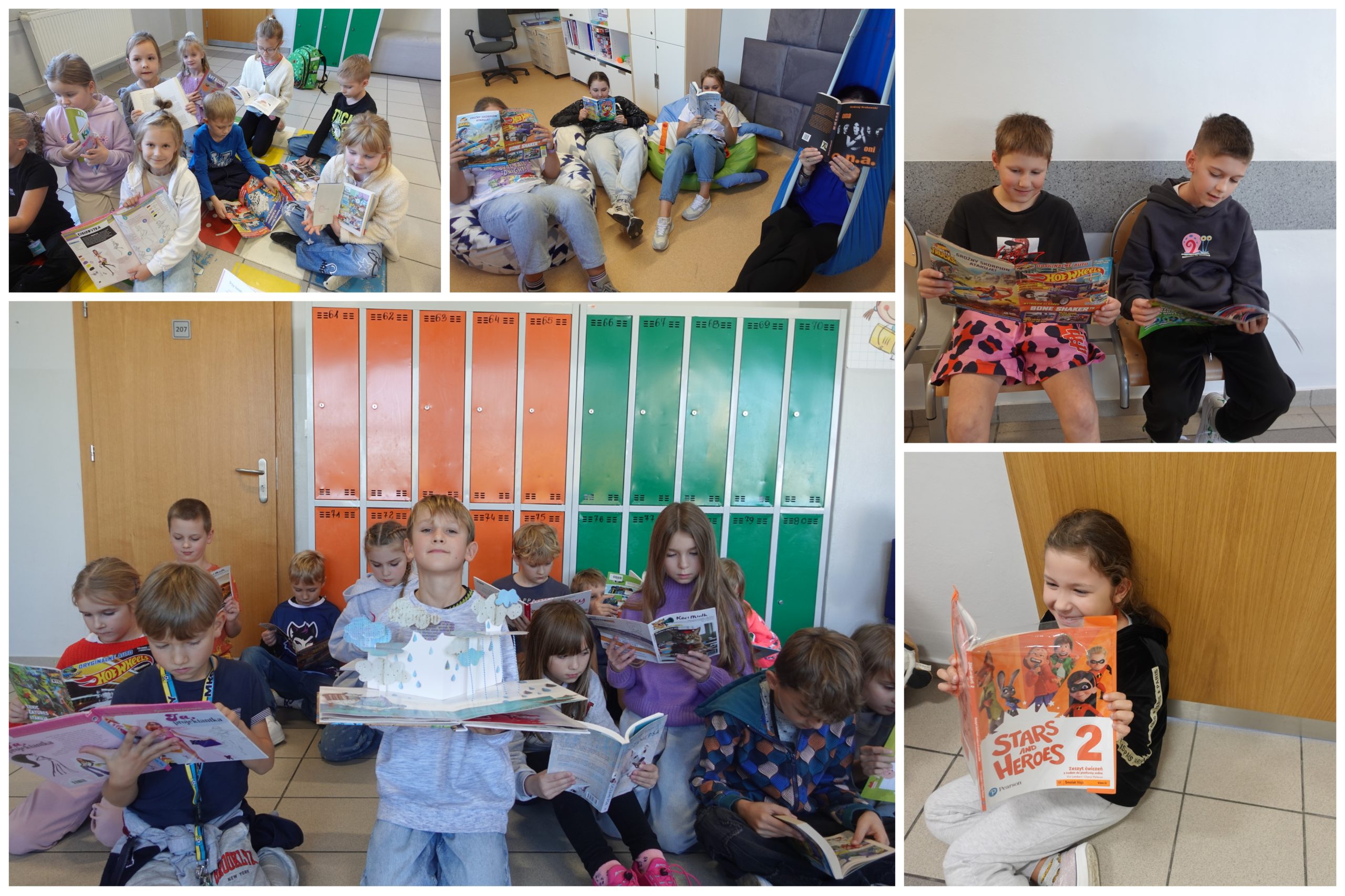 „Przerwa na czytanie” w naszej szkole.