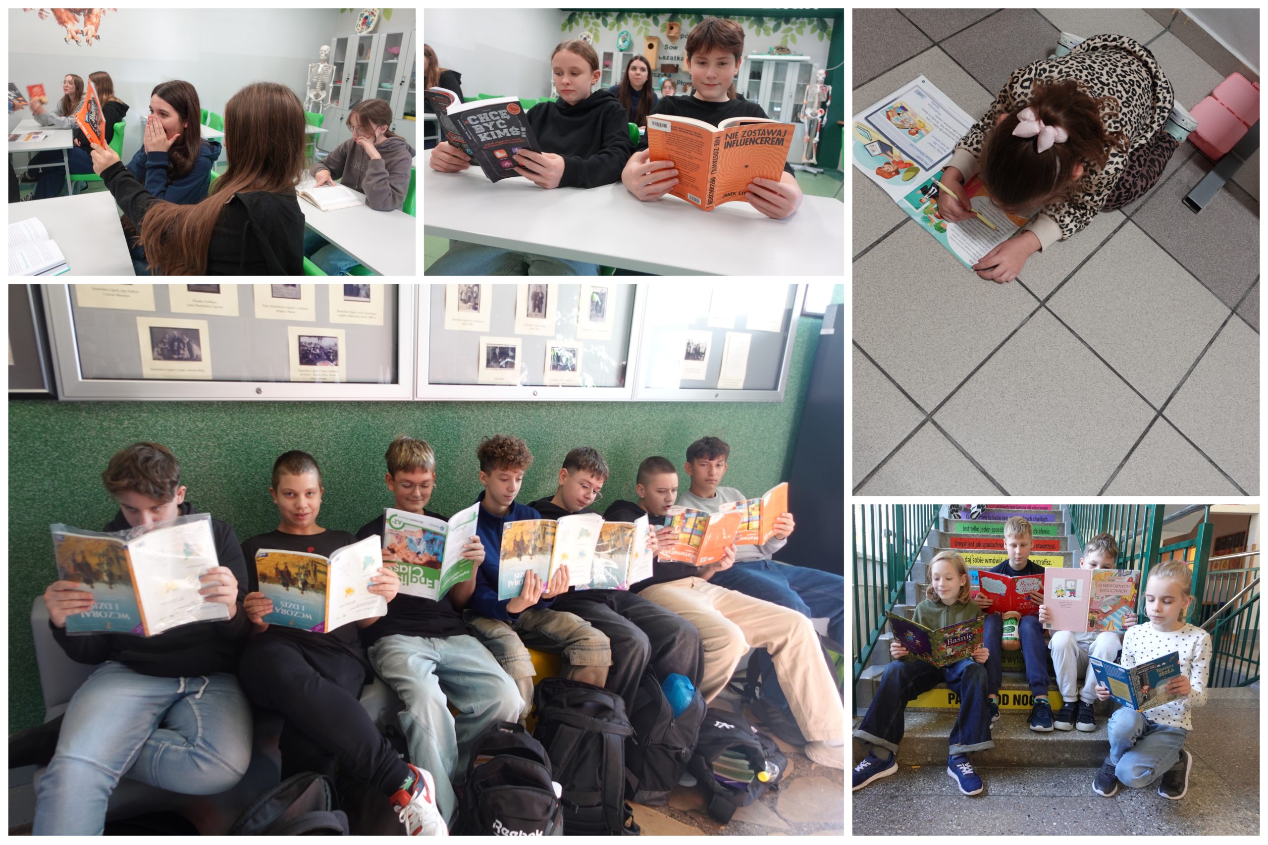 „Przerwa na czytanie” w naszej szkole.