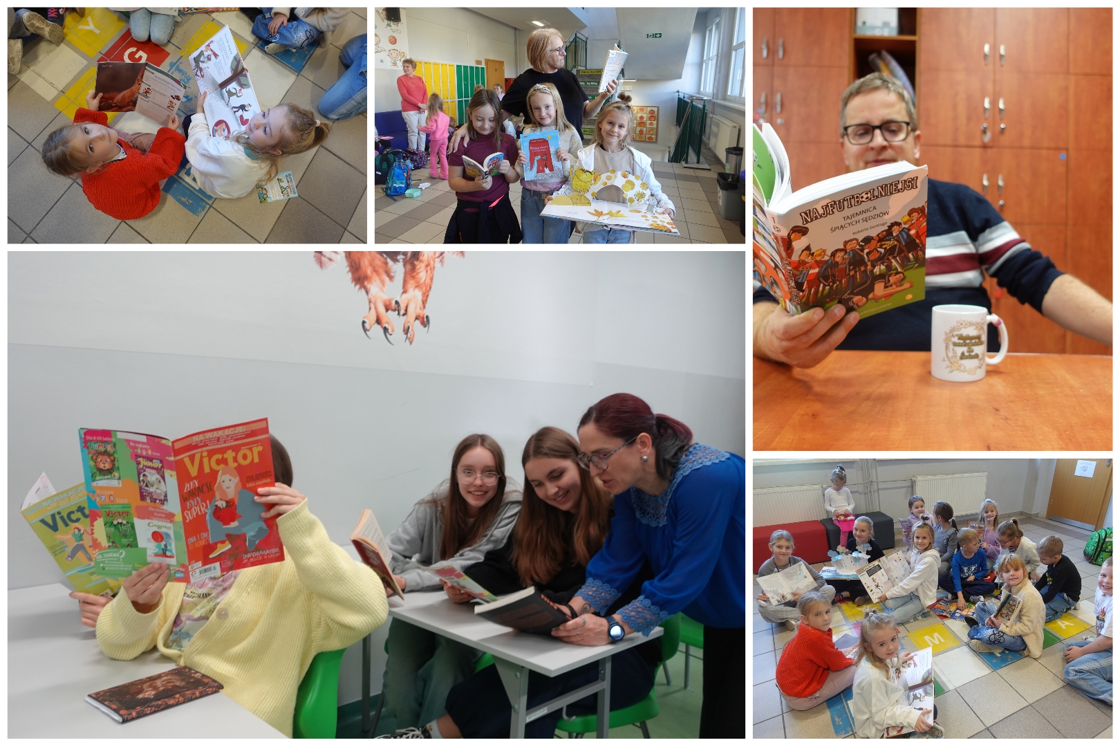 „Przerwa na czytanie” w naszej szkole.