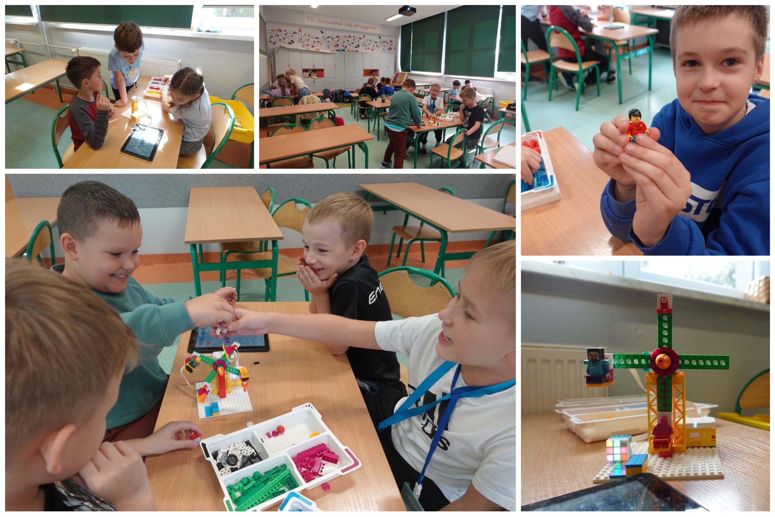 Nauka programowania w klasie 2B.