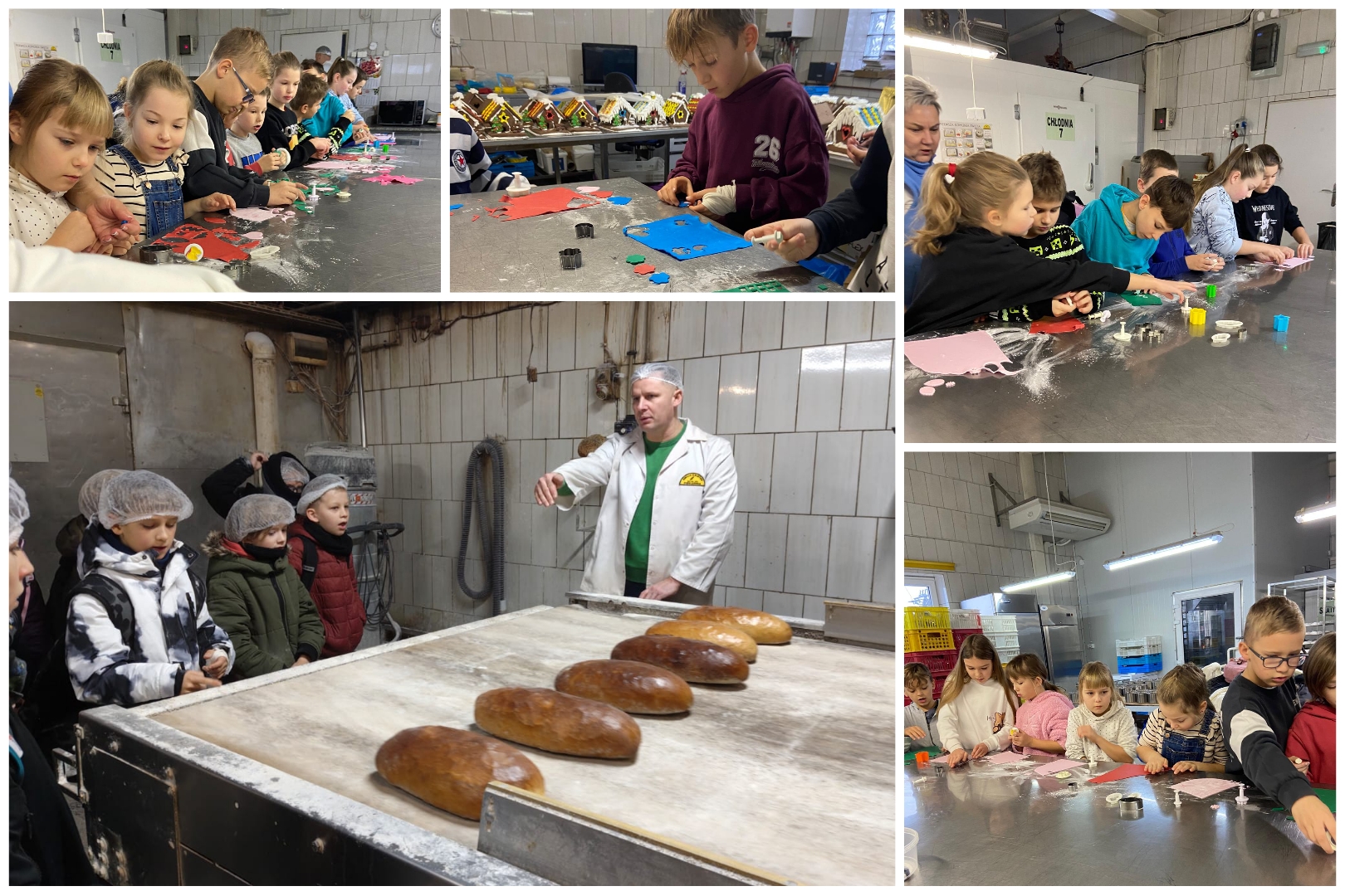 Klasa 3A z wizytą w piekarni.