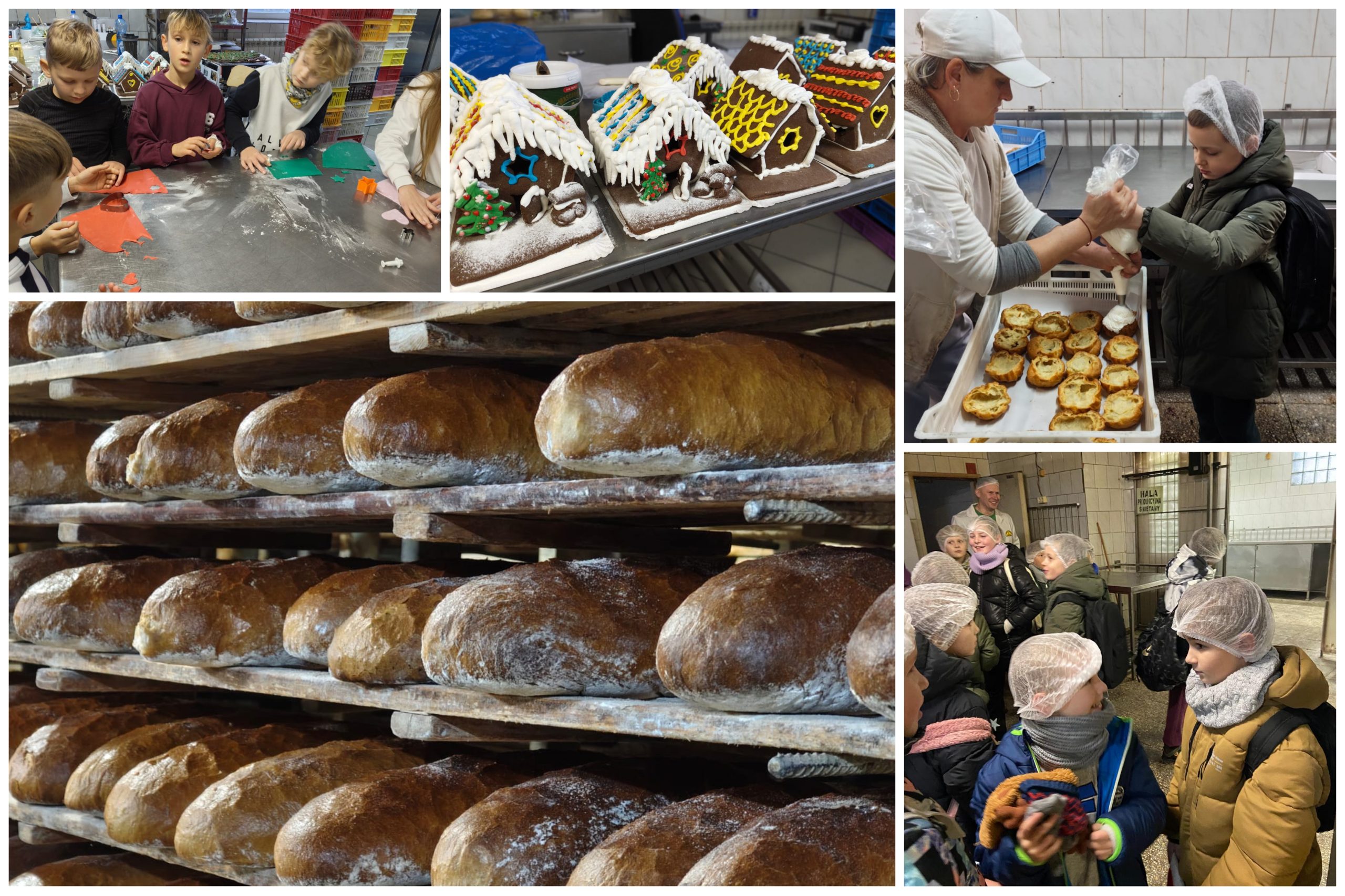 Klasa 3A z wizytą w piekarni.